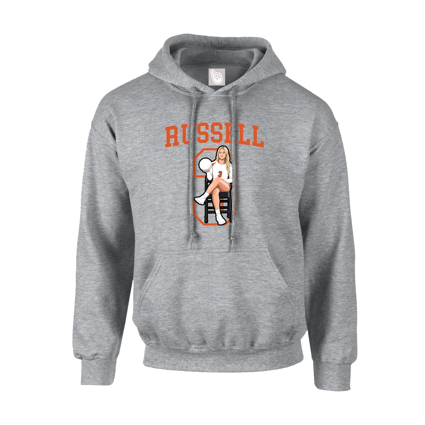 Hoodie — Shirsey in Grey
