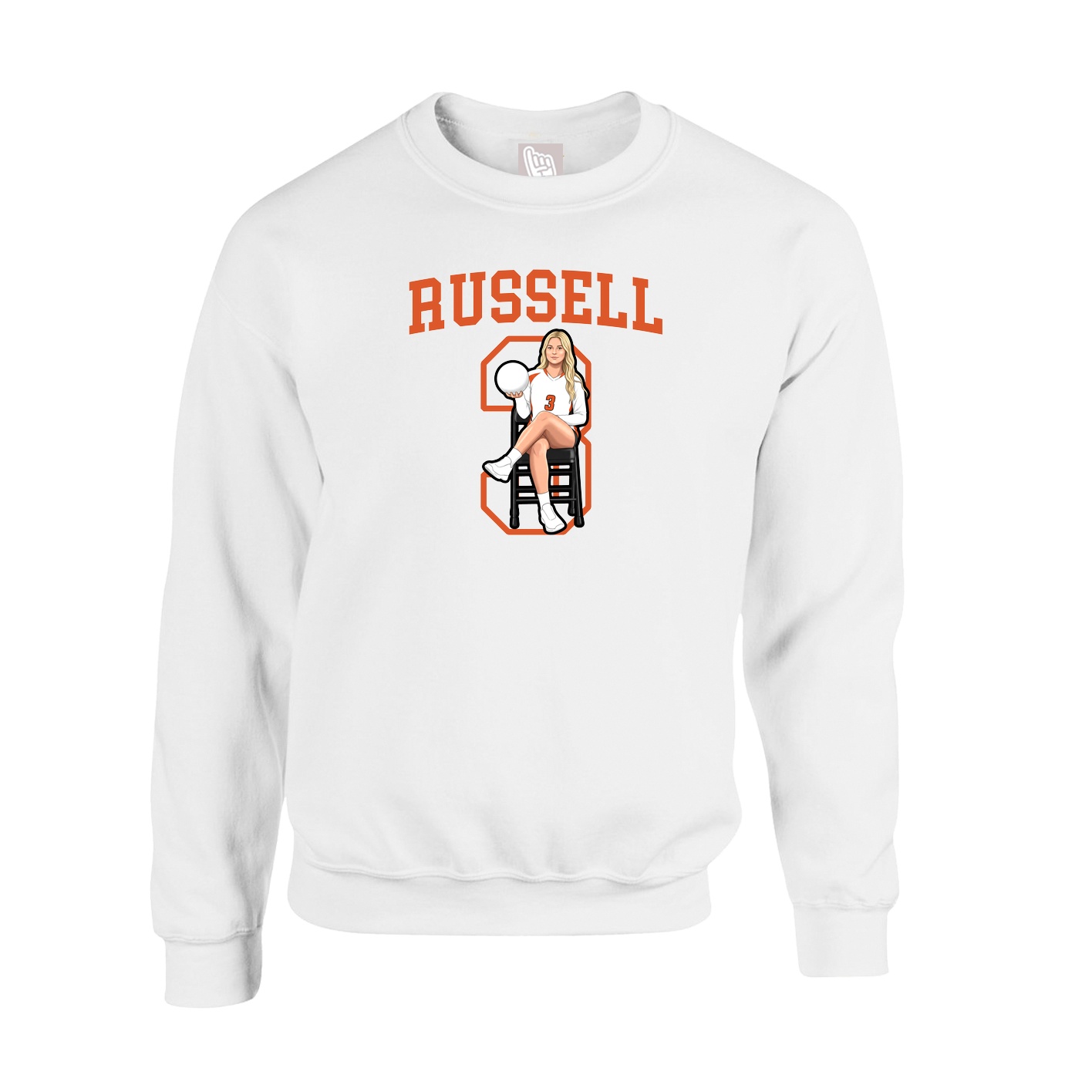 Fleece Crew — Shirsey in White