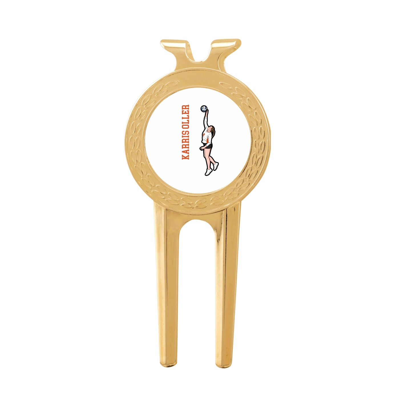 Divot Tool with Ball Marker — Name Vertical in Classic