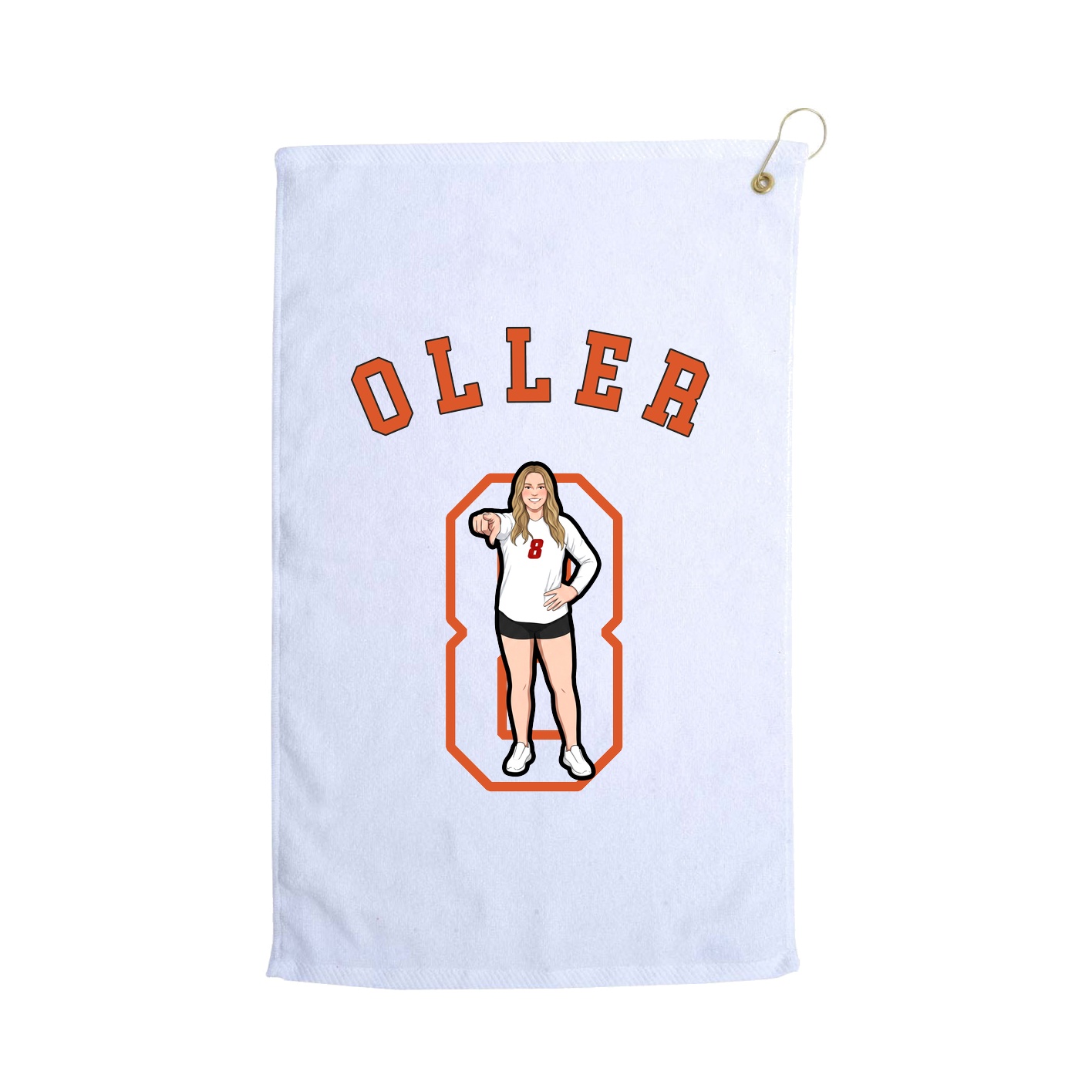 Golf Towel — Shirsey Arch in White