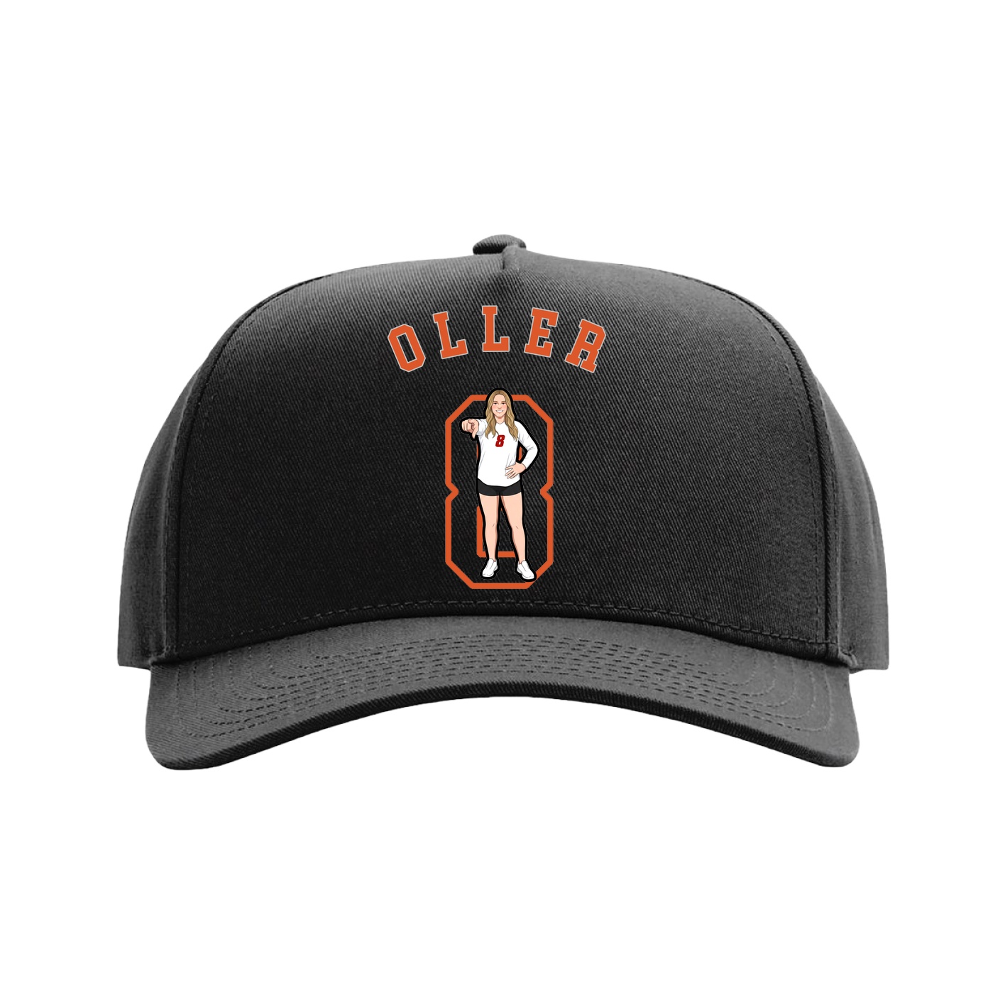 Full Fabric Five-Panel Champ Cap