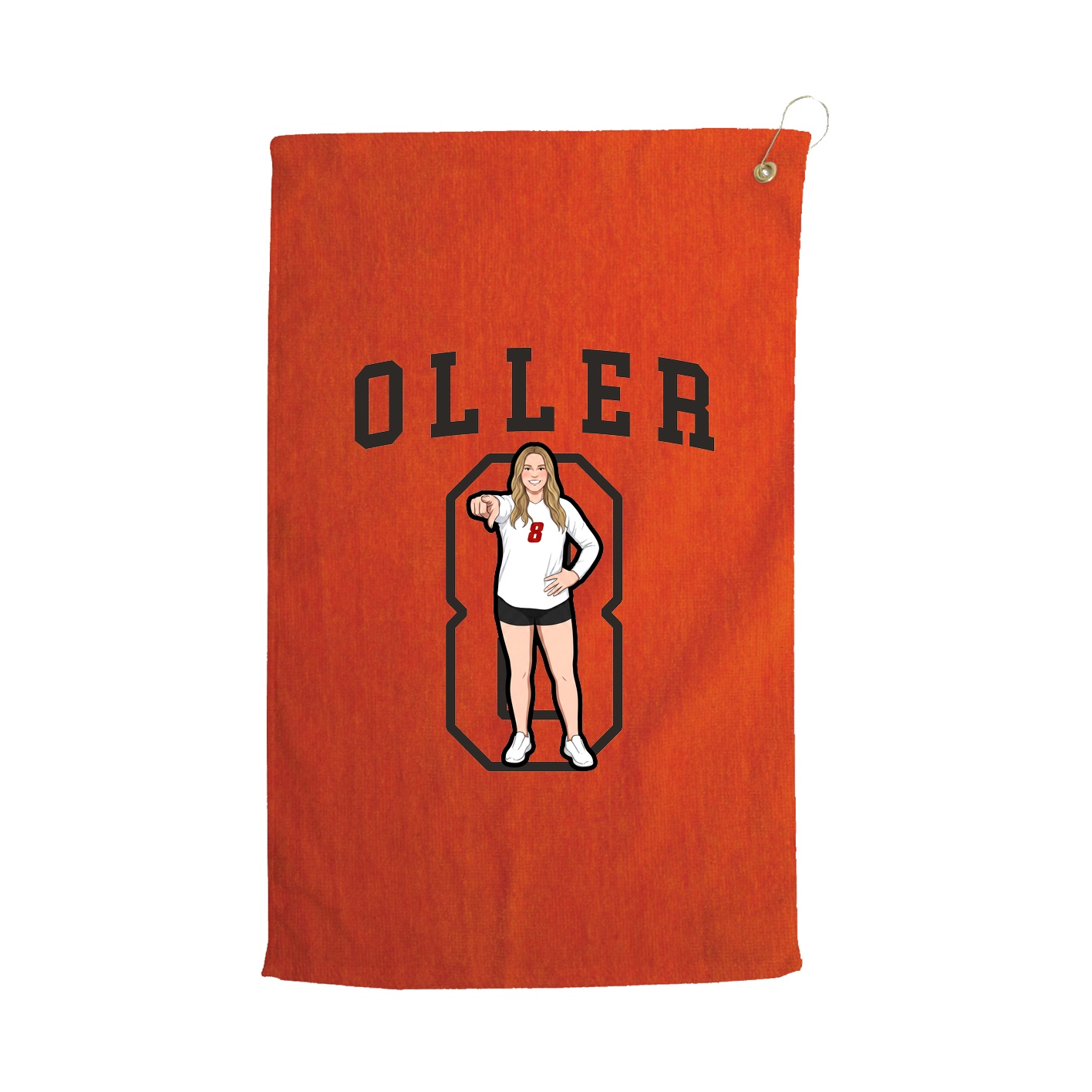Golf Towel — Shirsey in Orange
