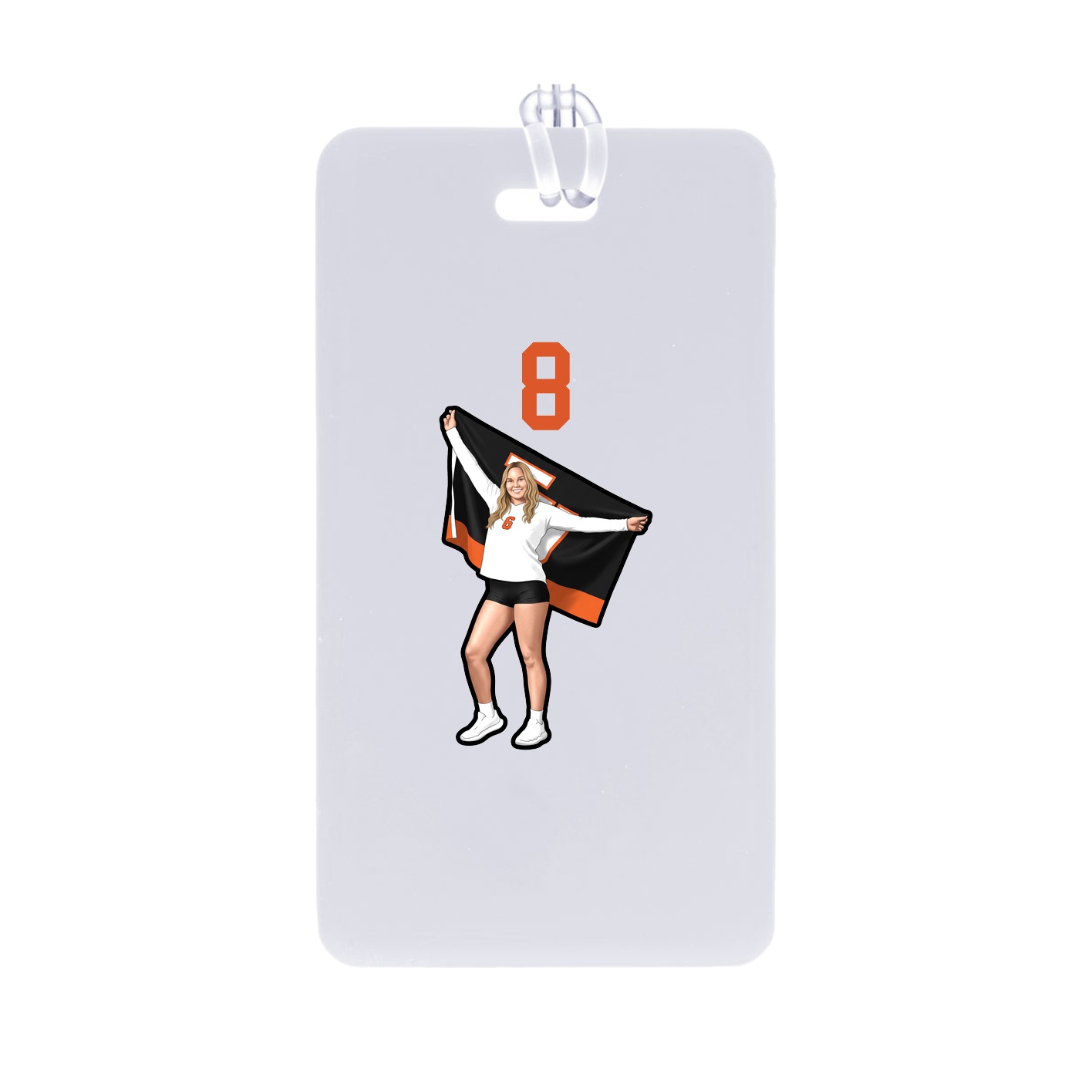 Bag Tag — Number Top in Classic