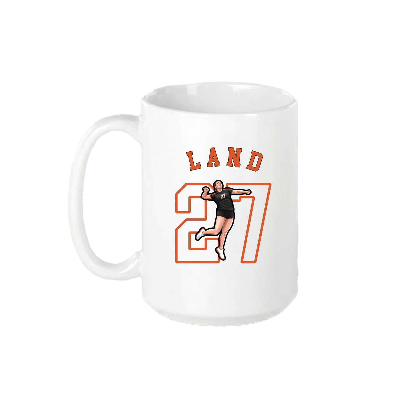 15oz Coffee Mug — Shirsey Arch in White