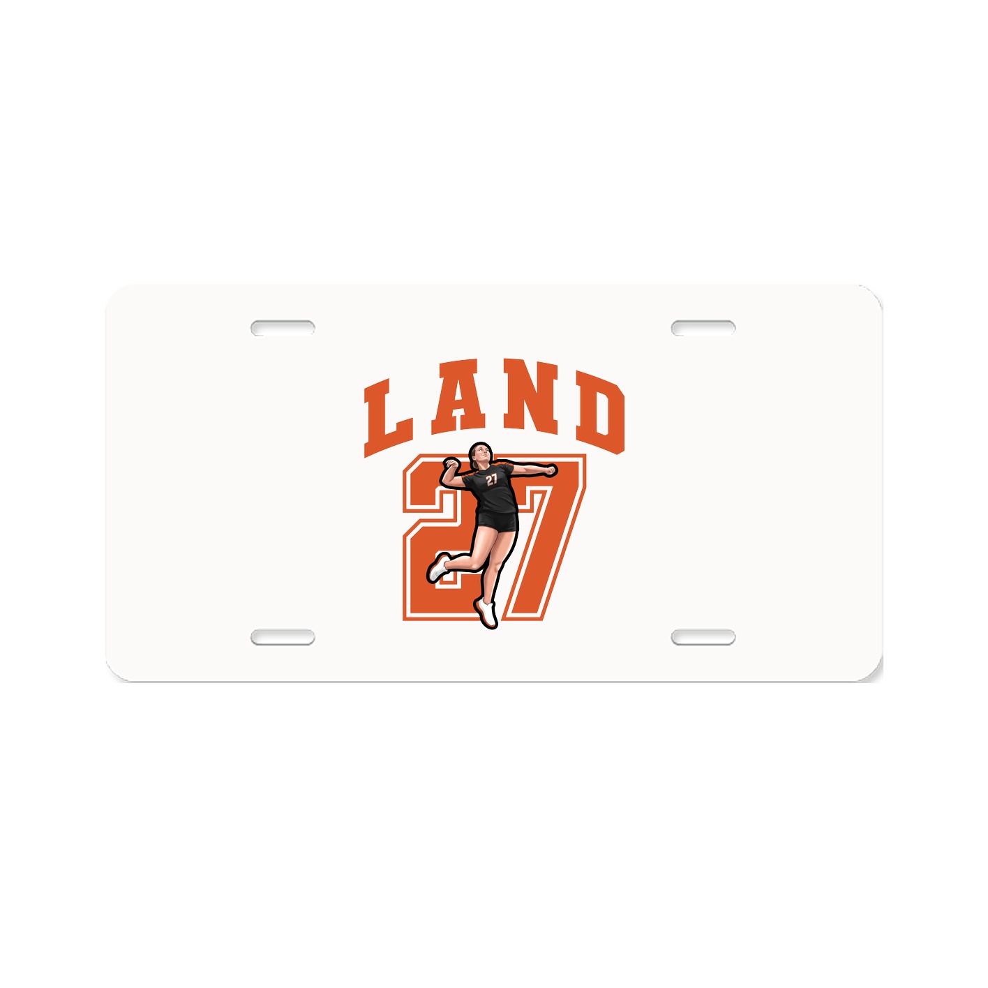 License Plate — Number in Classic