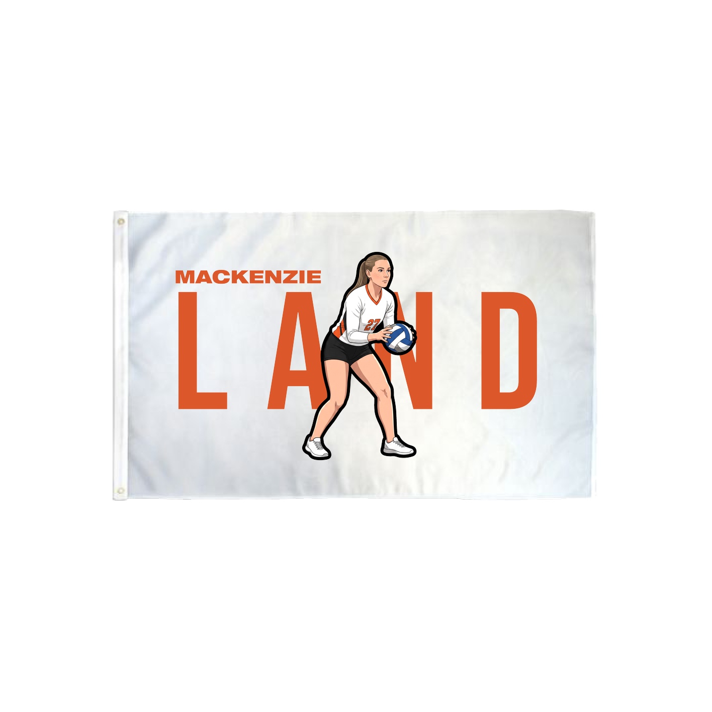 3x5 Flag — Player Name in Classic