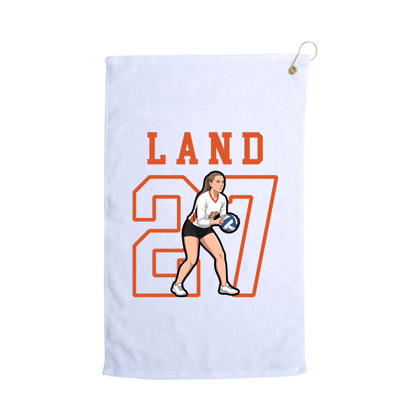 Golf Towel — Shirsey in White