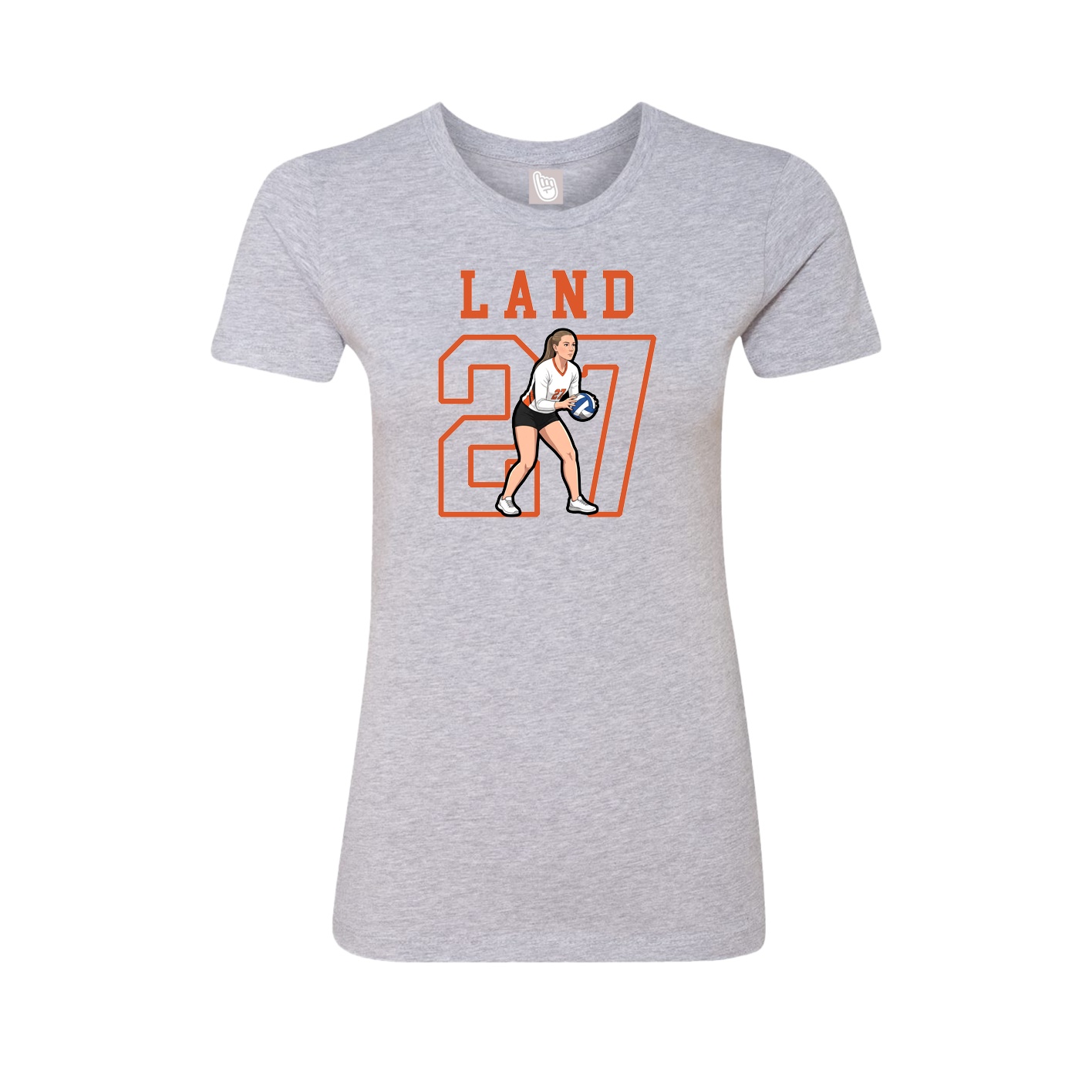 Fitted Women's Tee — Shirsey in Grey
