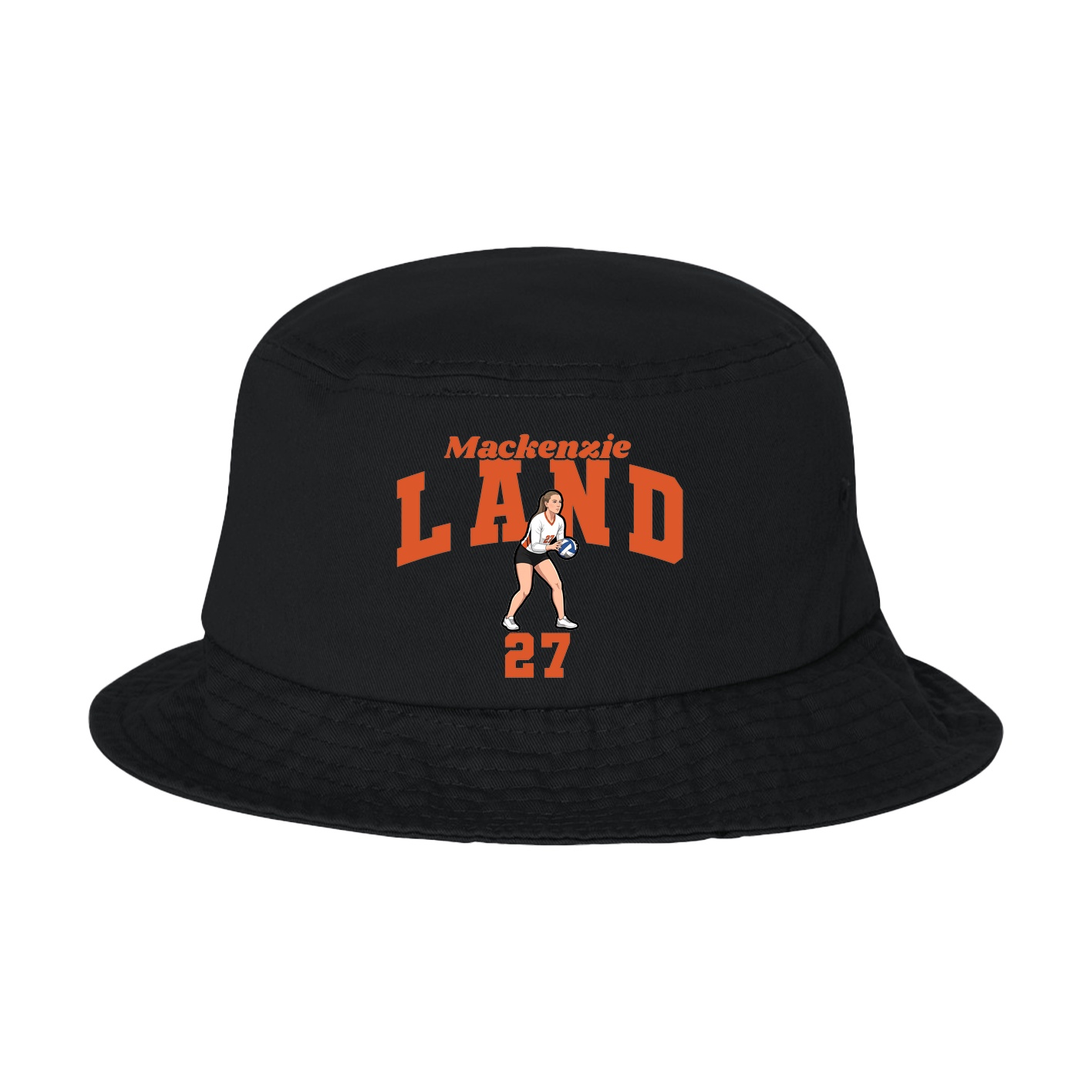 Bucket Cap — Signature Arch in Black