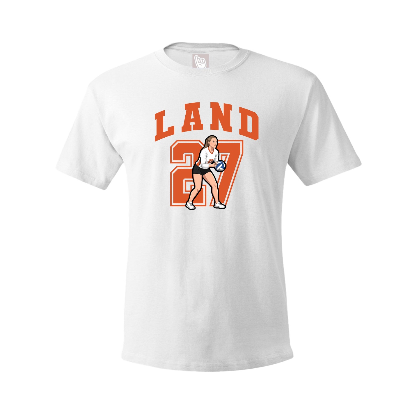 Tee — Number in White