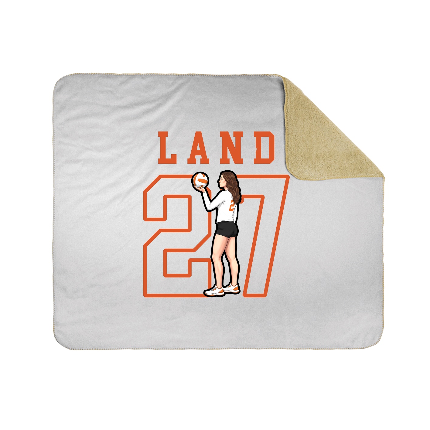 Throw Blanket — Shirsey in White