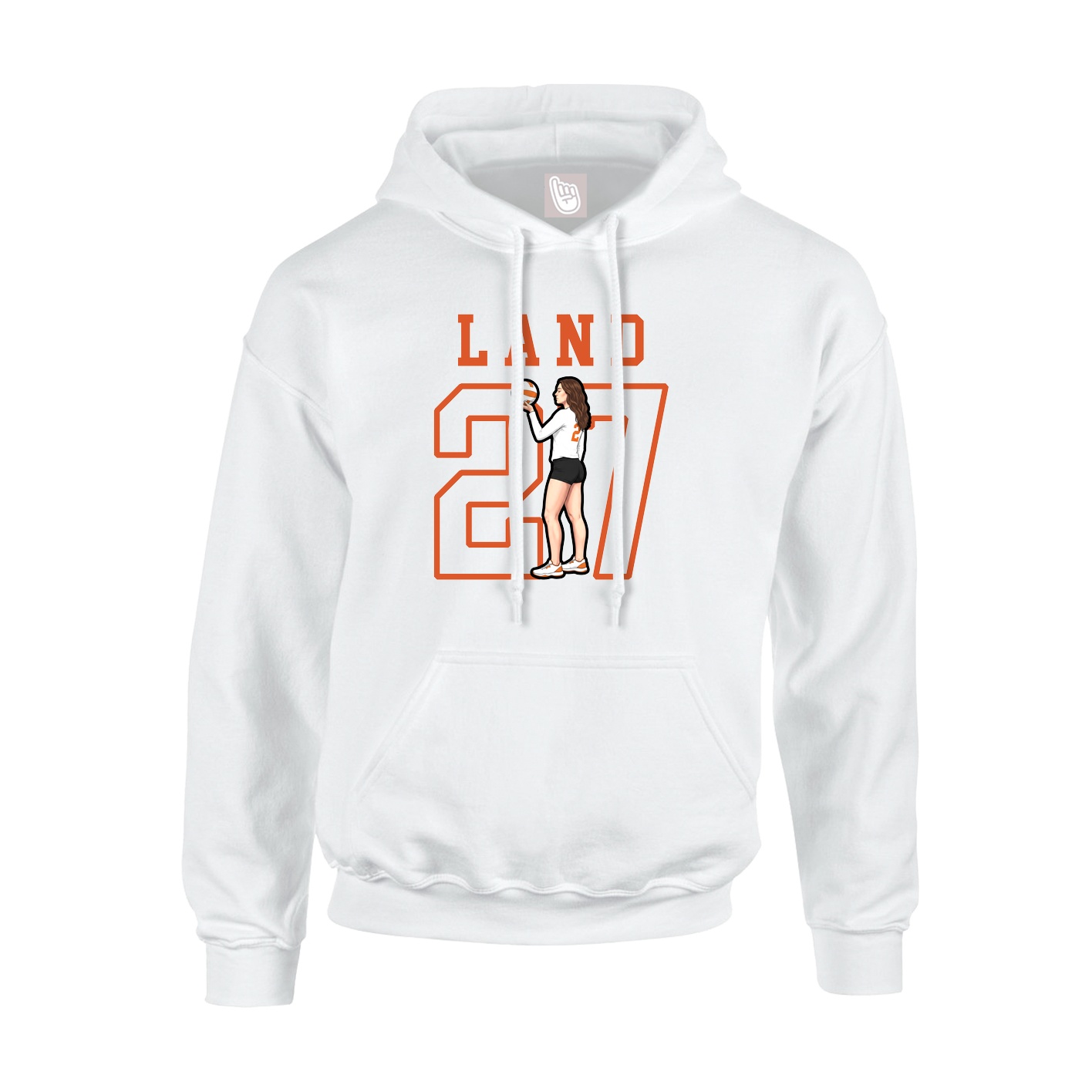 Hoodie — Shirsey in White