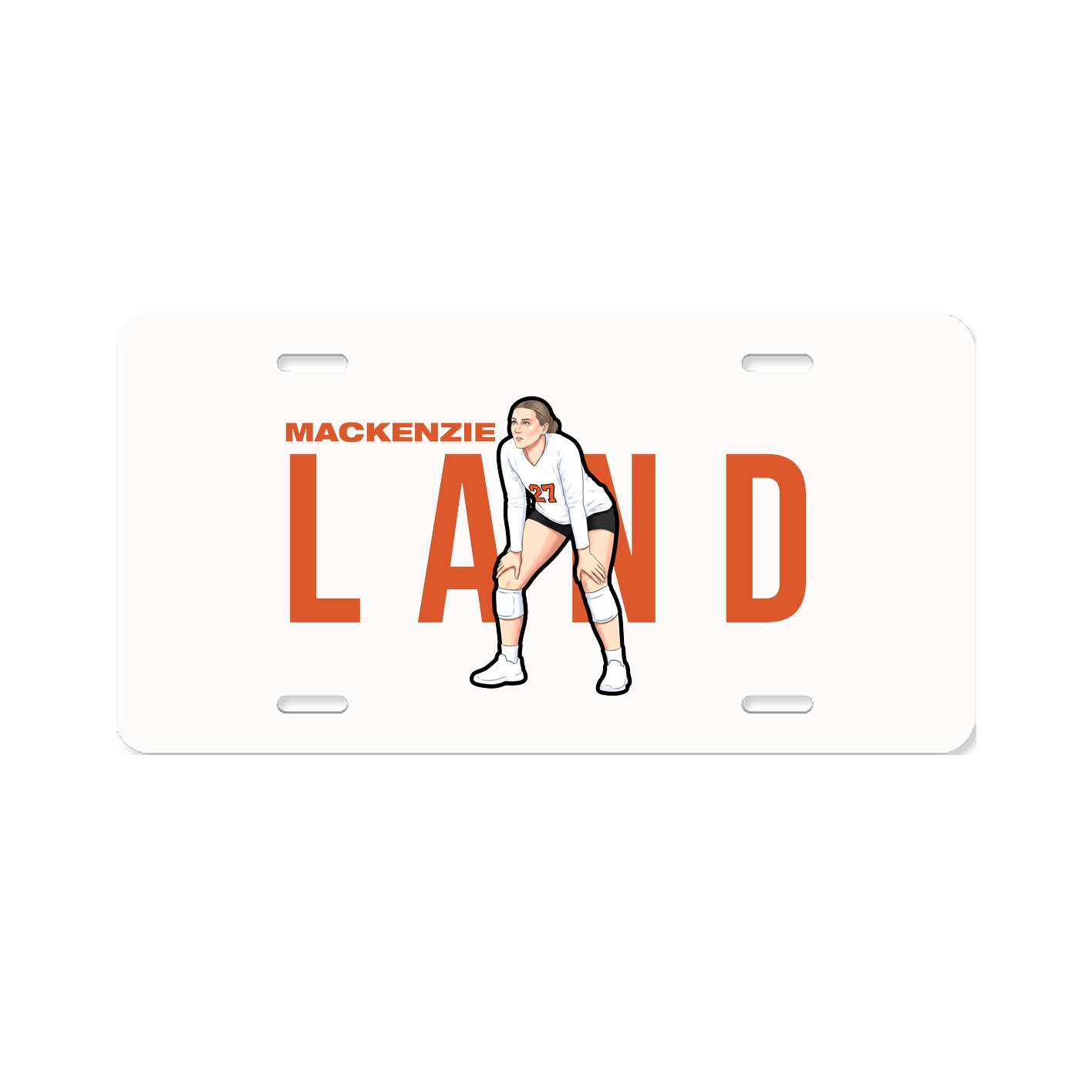 License Plate — Player Name in Classic