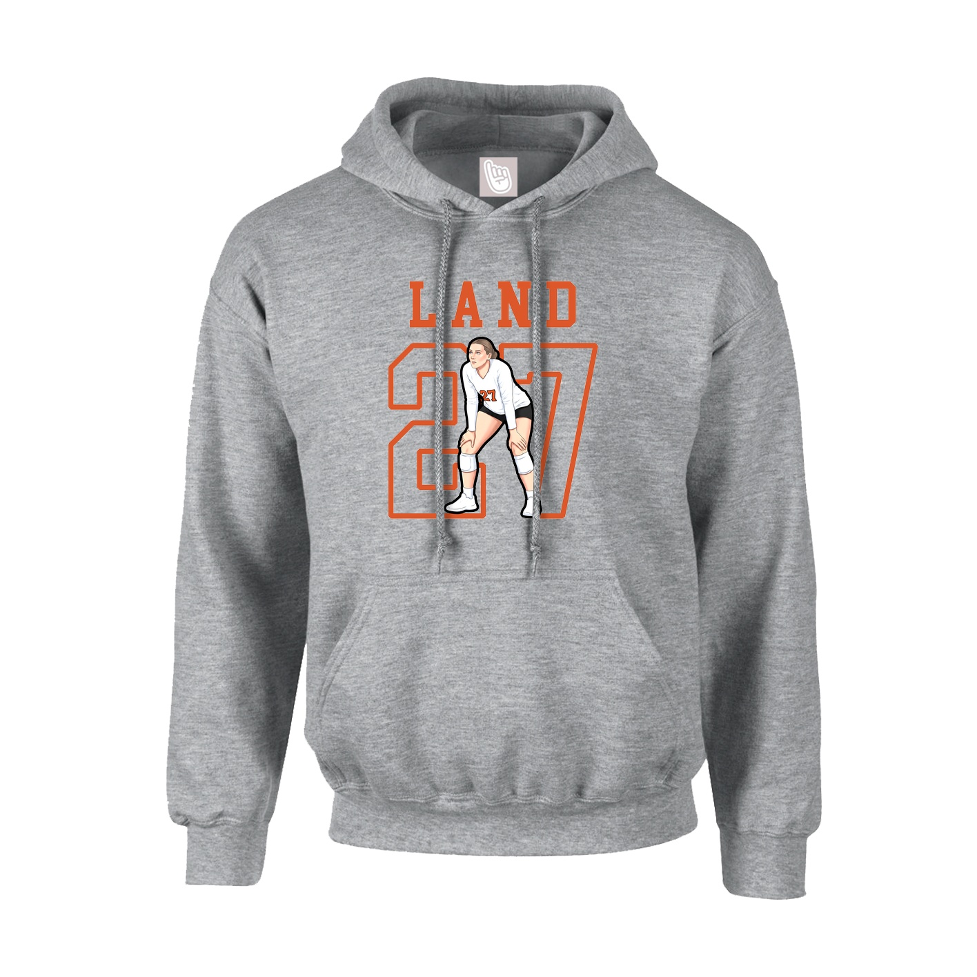 Hoodie — Shirsey in Grey