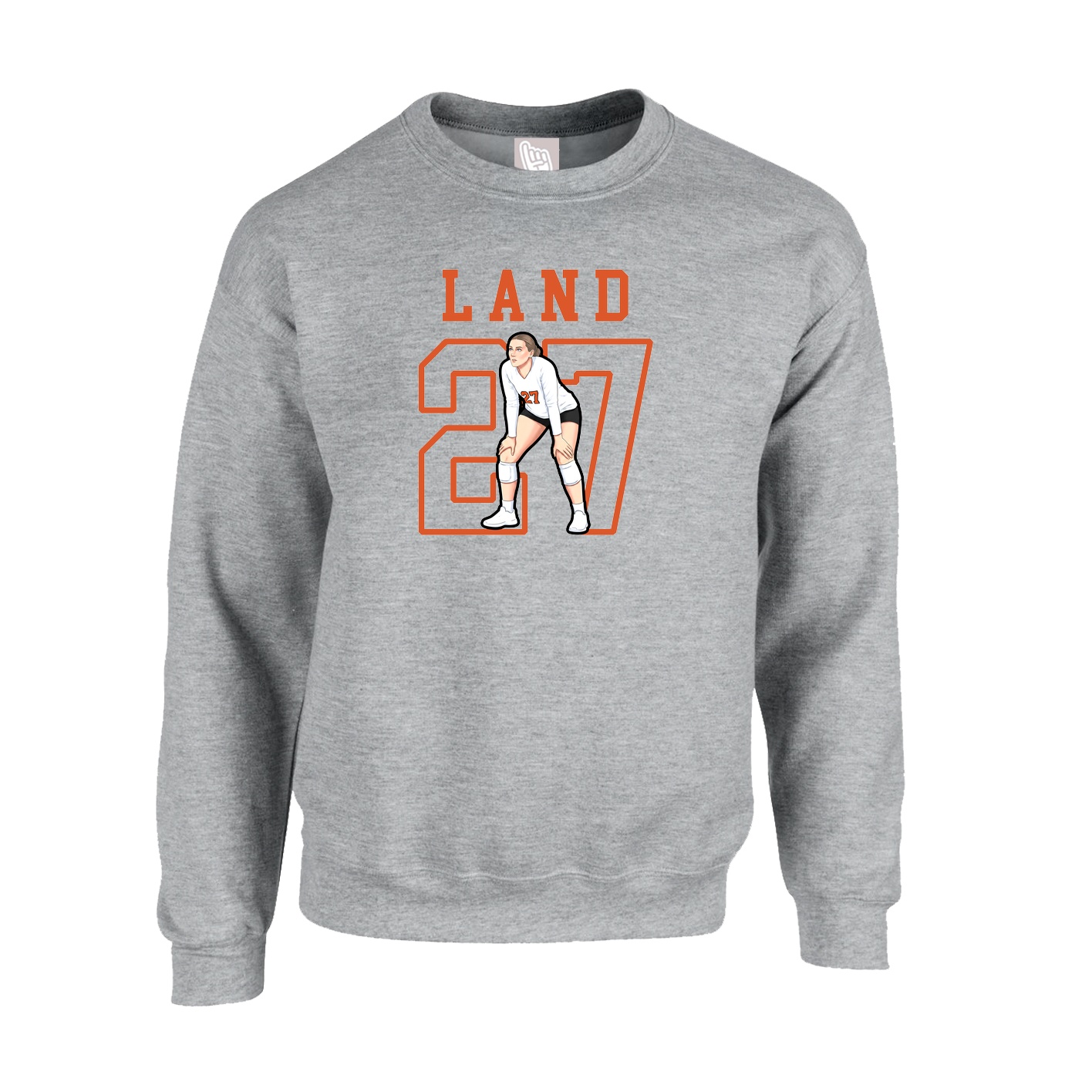 Fleece Crew — Shirsey in Grey