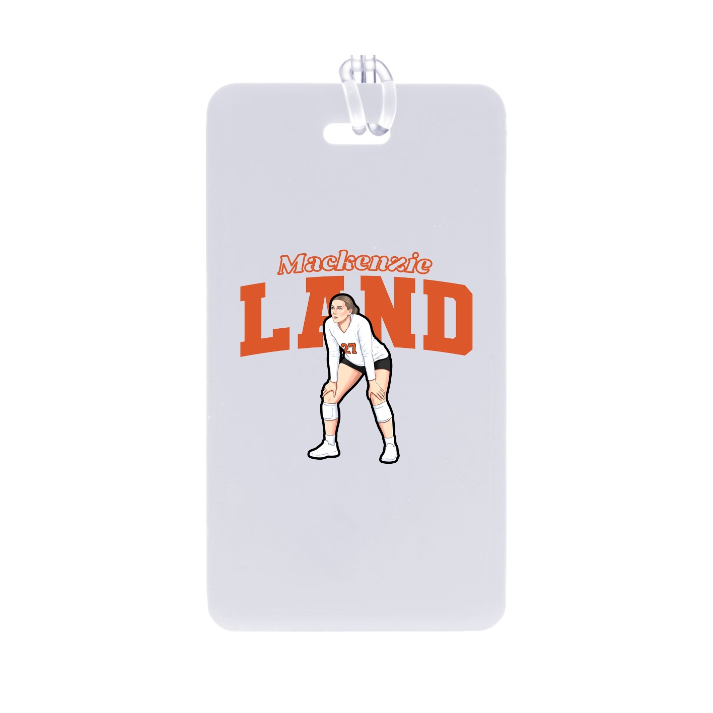 Bag Tag — Name Arch in Classic