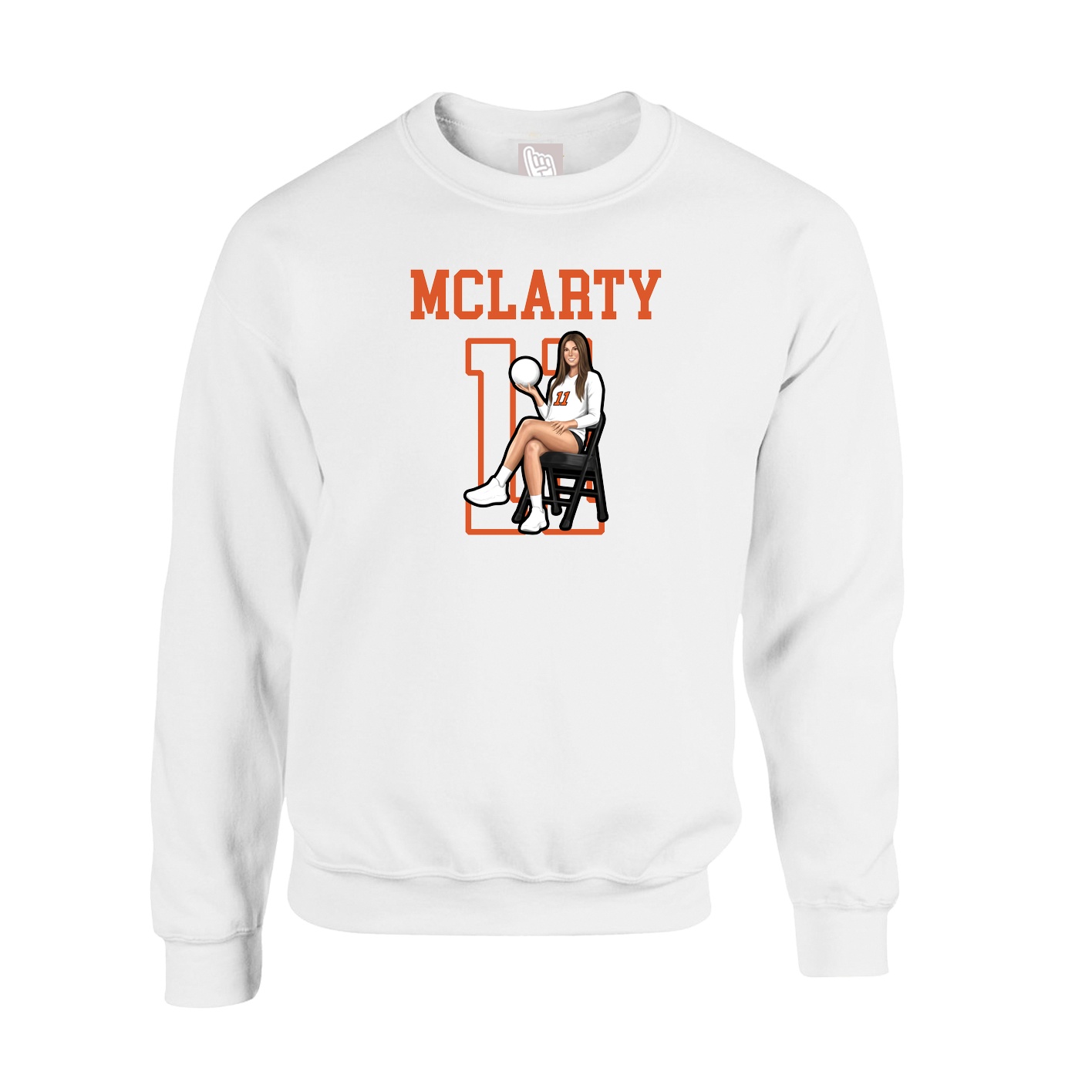 Fleece Crew — Shirsey in White