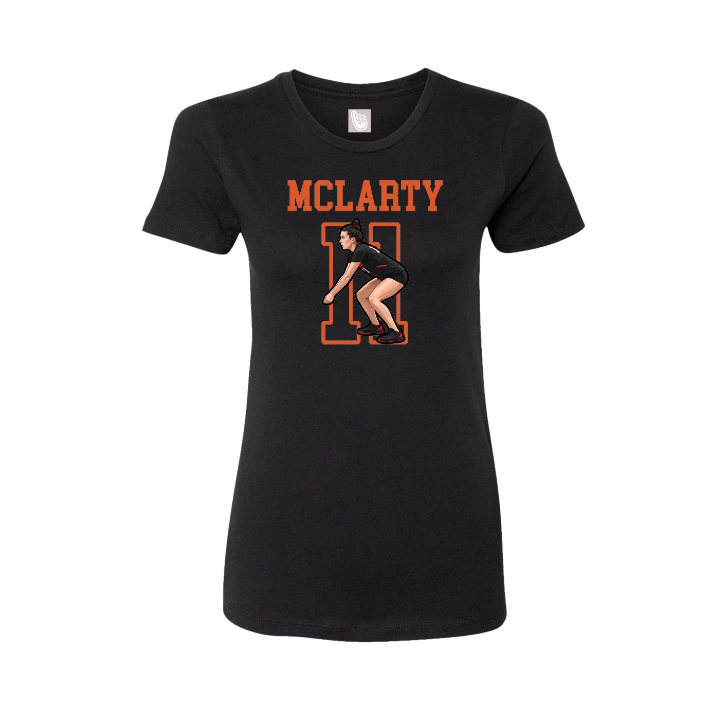 Fitted Women's Tee — Shirsey in Black