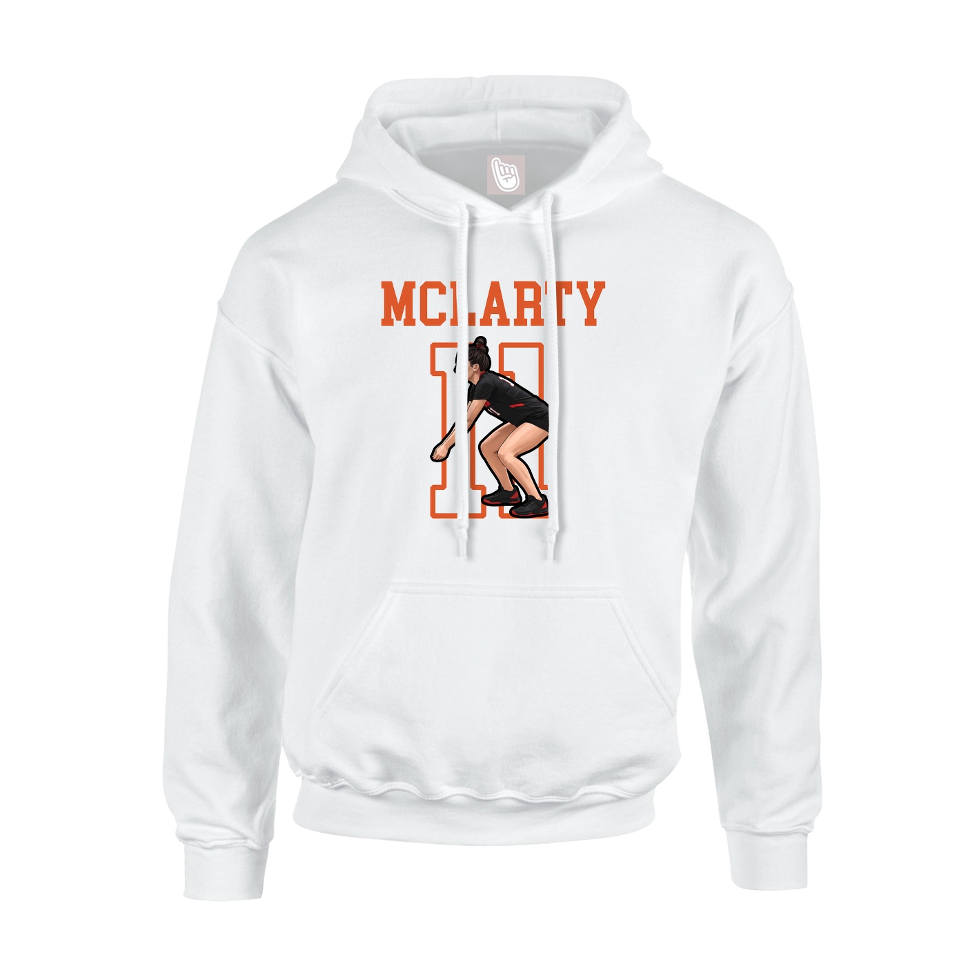 Hoodie — Shirsey in White