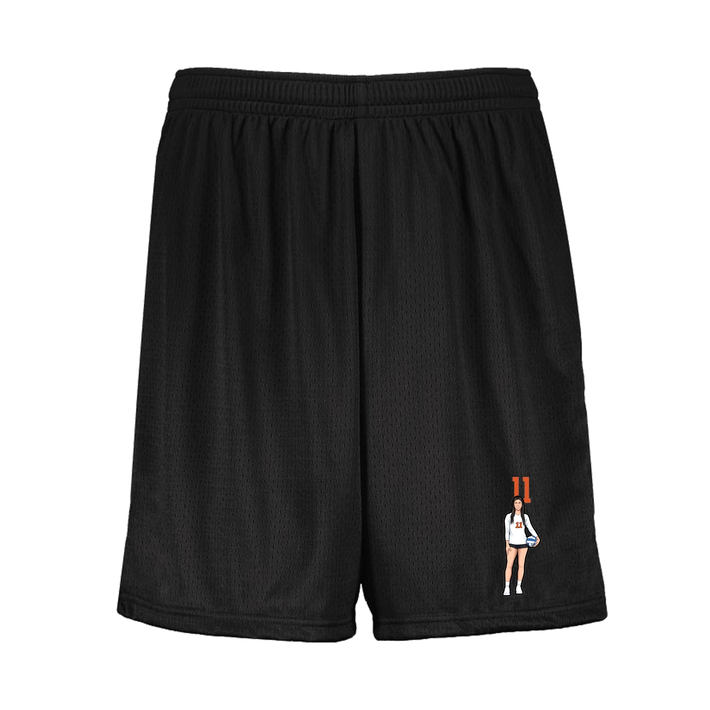 Shorts — Number Top in Black