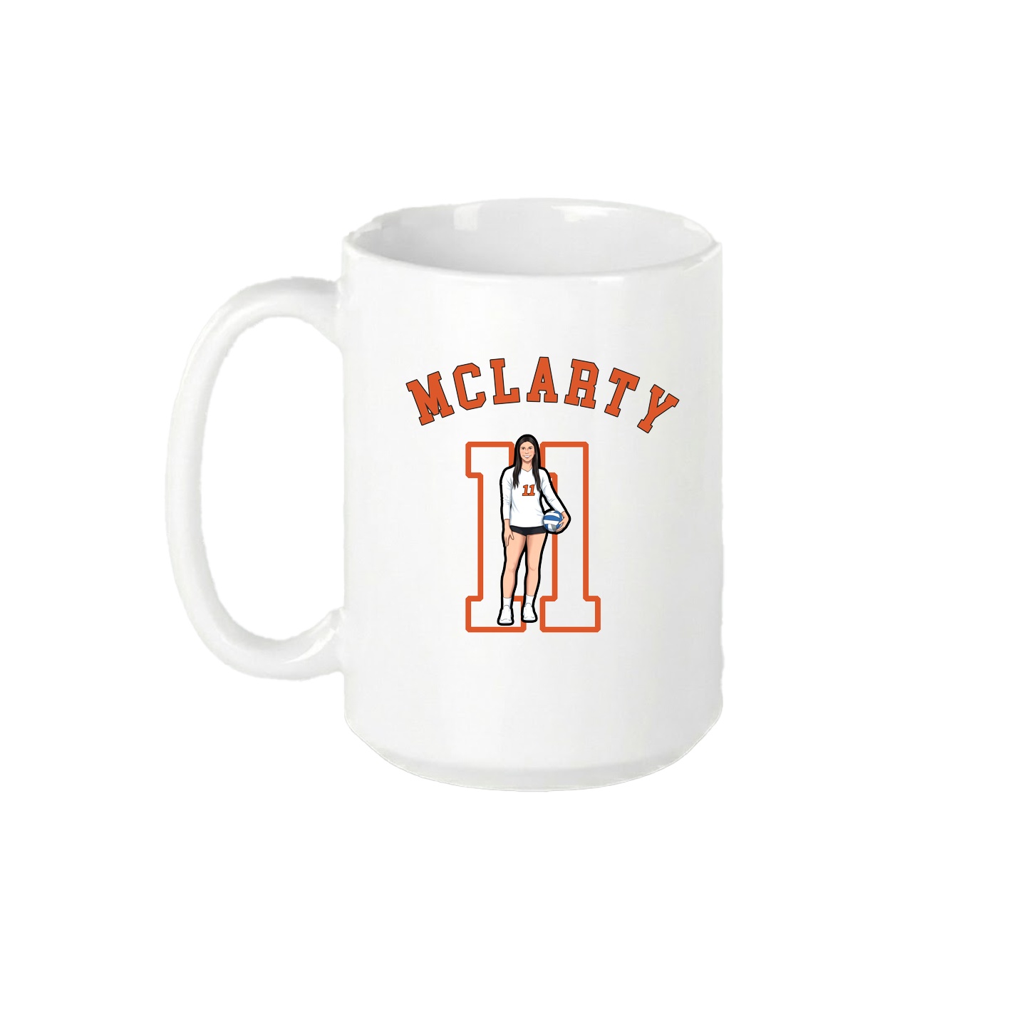 15oz Coffee Mug — Shirsey Arch in White