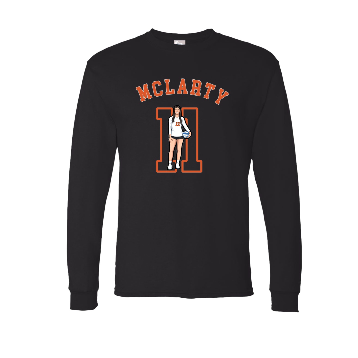 Long Sleeve Tee — Shirsey Arch in Black