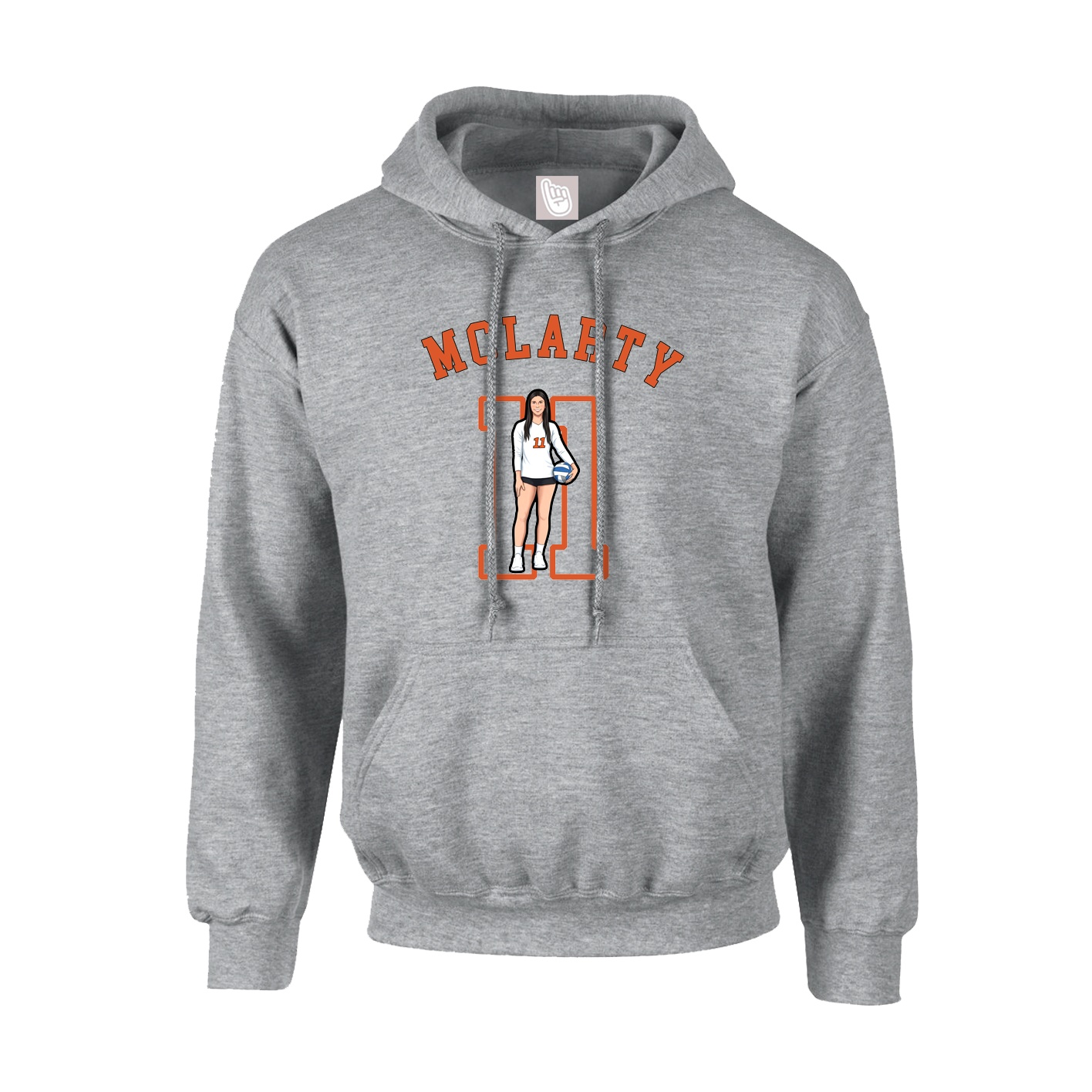Hoodie — Shirsey Arch in Grey