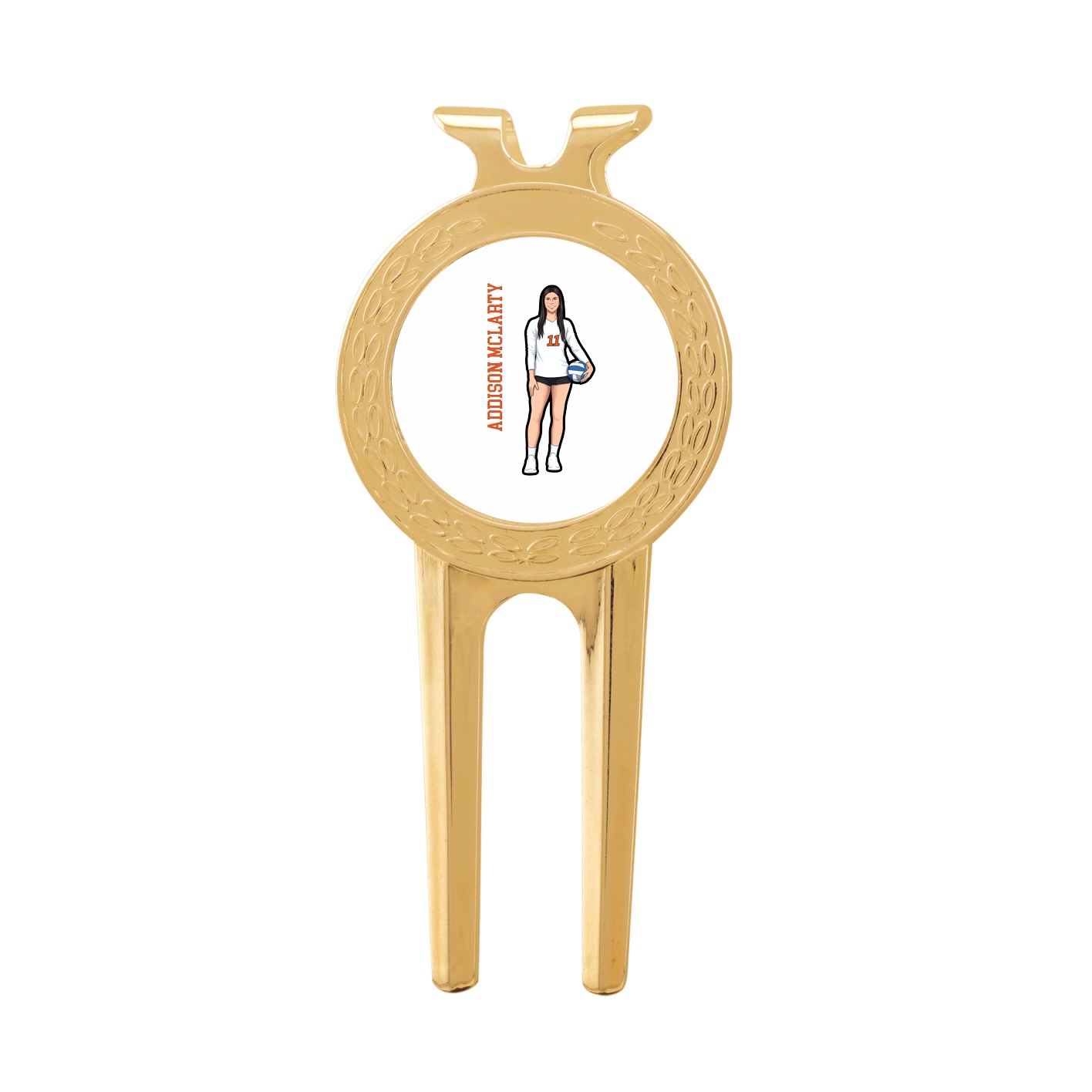 Divot Tool with Ball Marker — Name Vertical in Classic