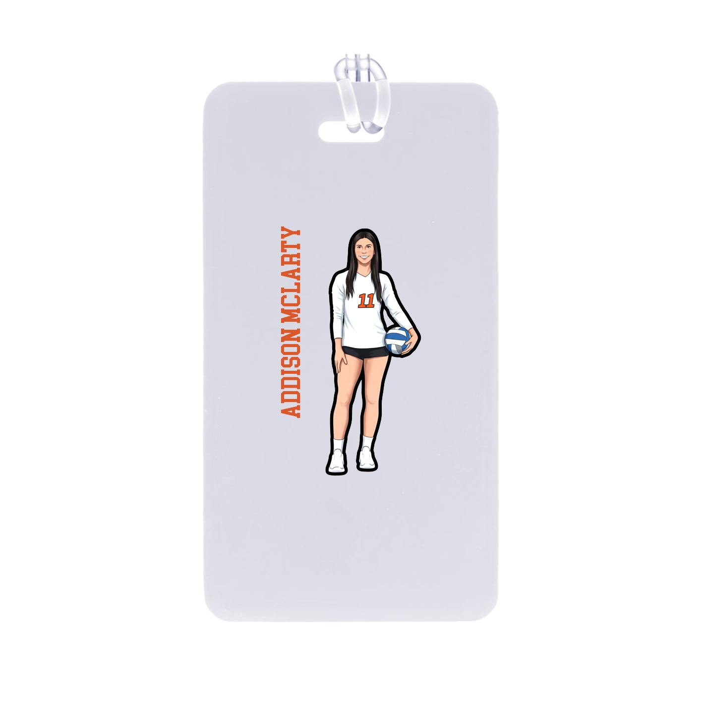 Bag Tag — Name Vertical in Classic