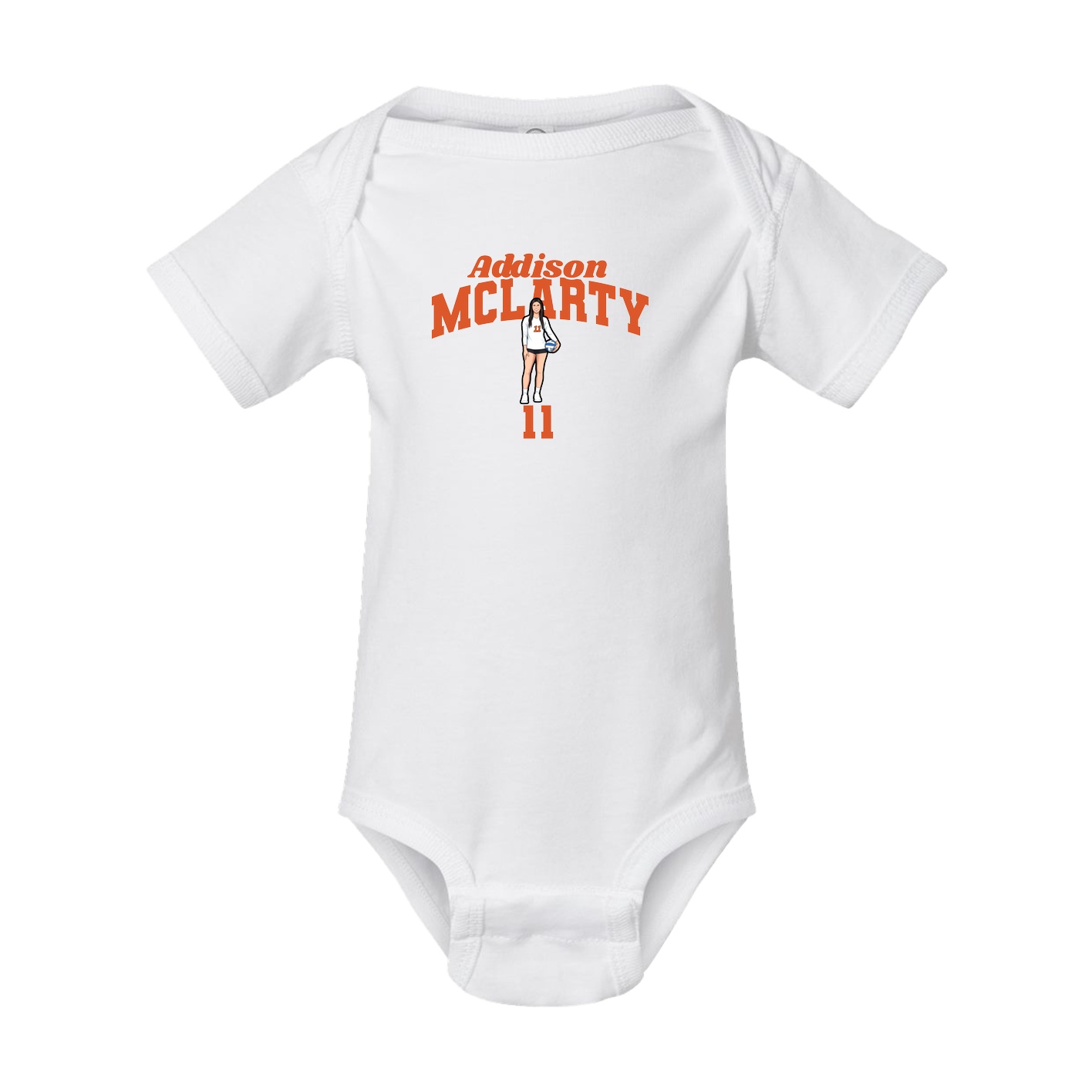 Baby Onesie — Signature Arch in White