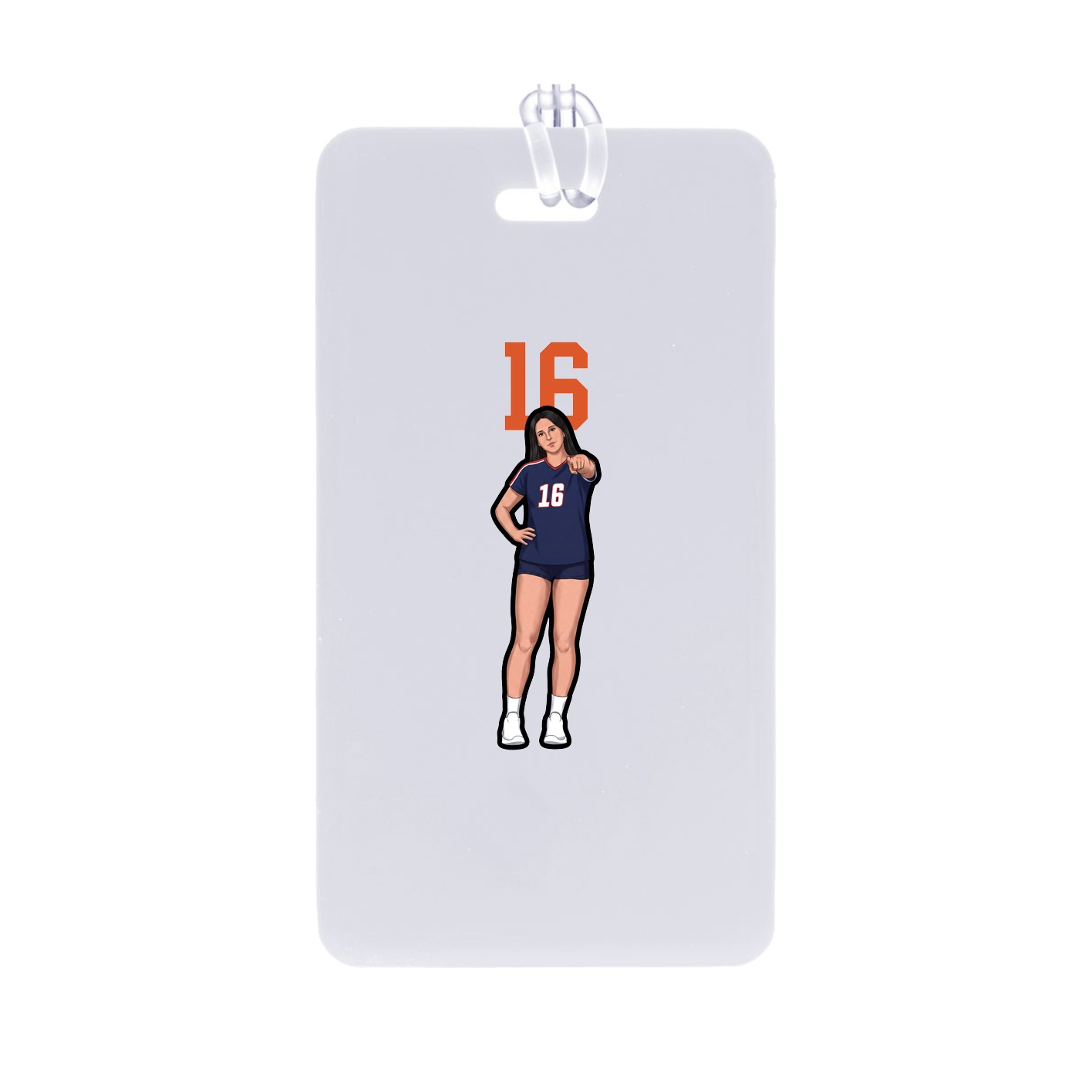Bag Tag — Number Top in Classic