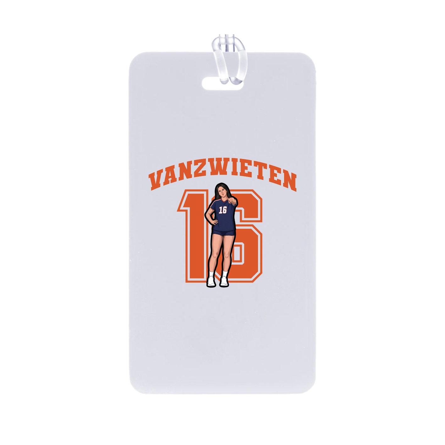 Bag Tag — Number in Classic