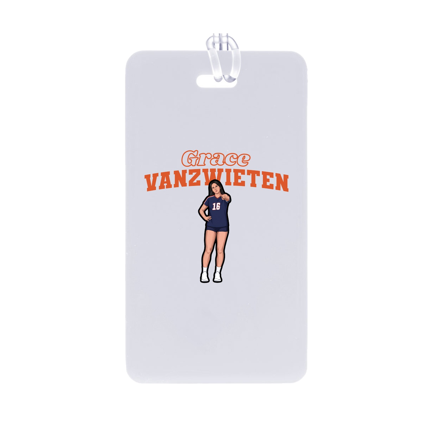 Bag Tag — Name Arch in Classic