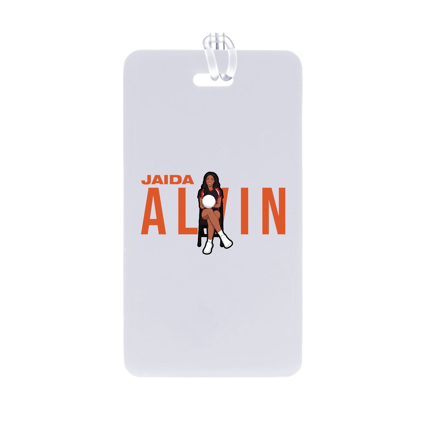 Bag Tag — Player Name in Classic
