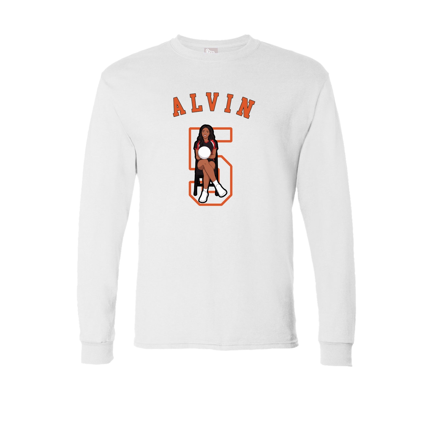 Long Sleeve Tee — Shirsey Arch in White