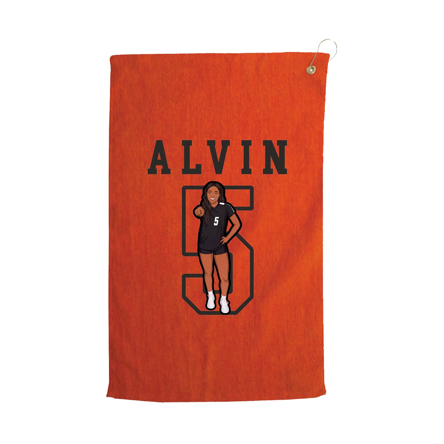 Golf Towel — Shirsey in Orange