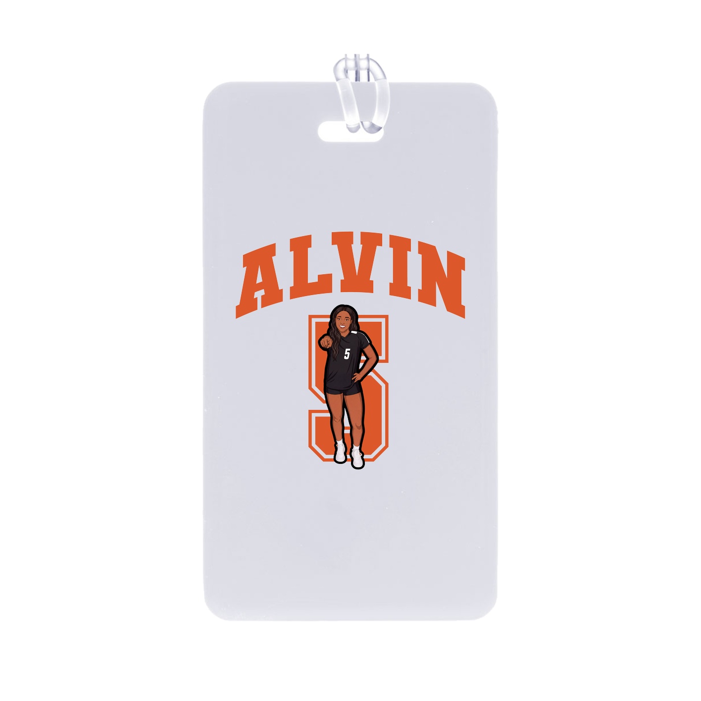 Bag Tag — Number in Classic