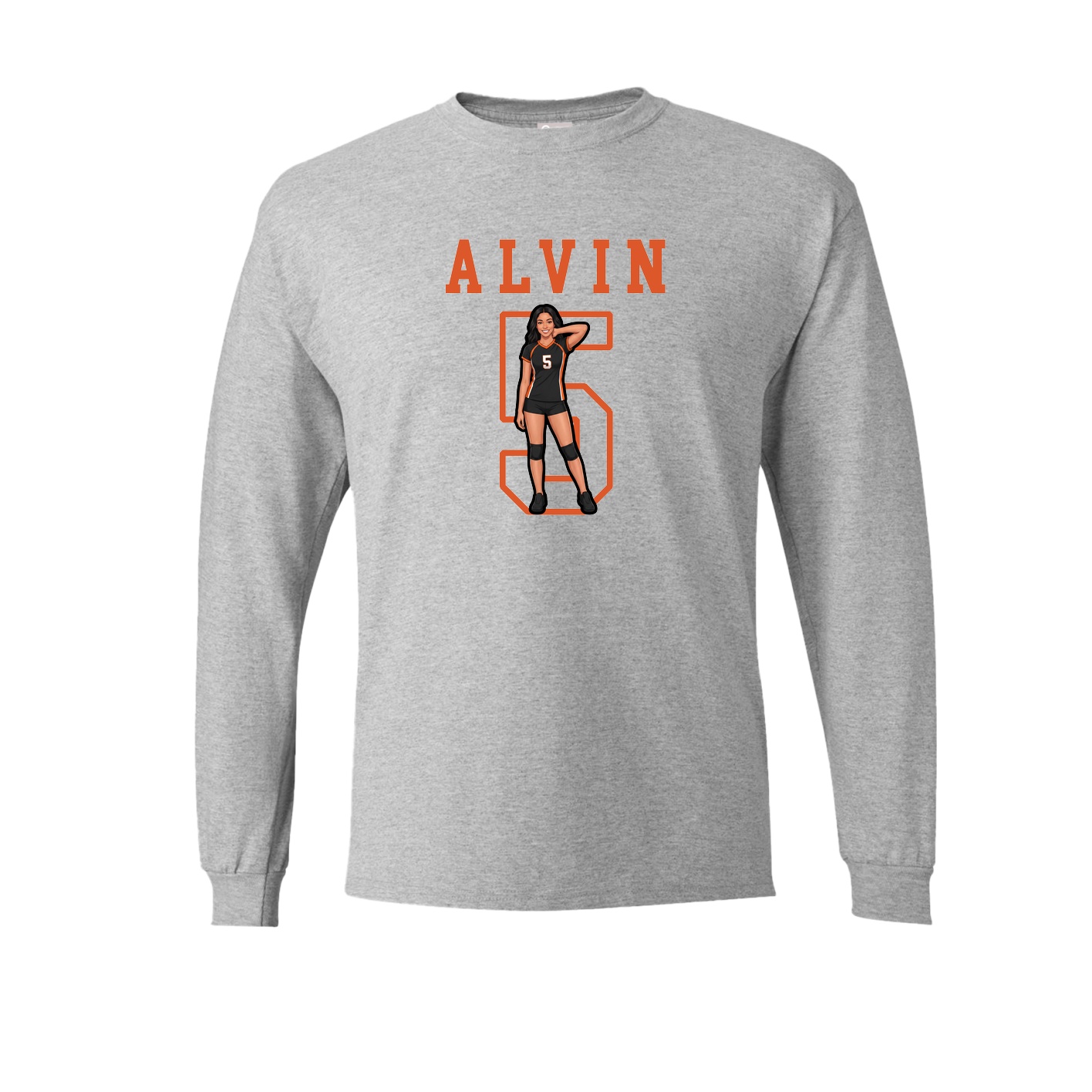 Long Sleeve Tee — Shirsey in Grey