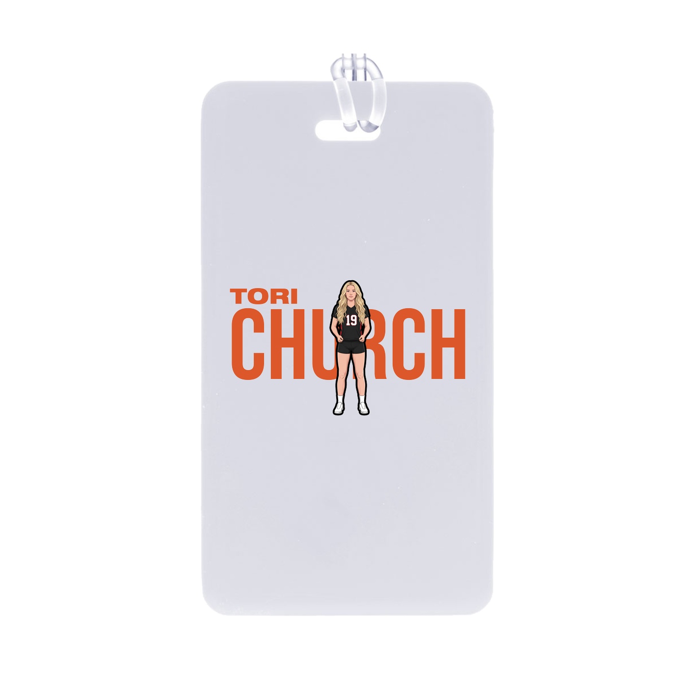 Bag Tag — Player Name in Classic