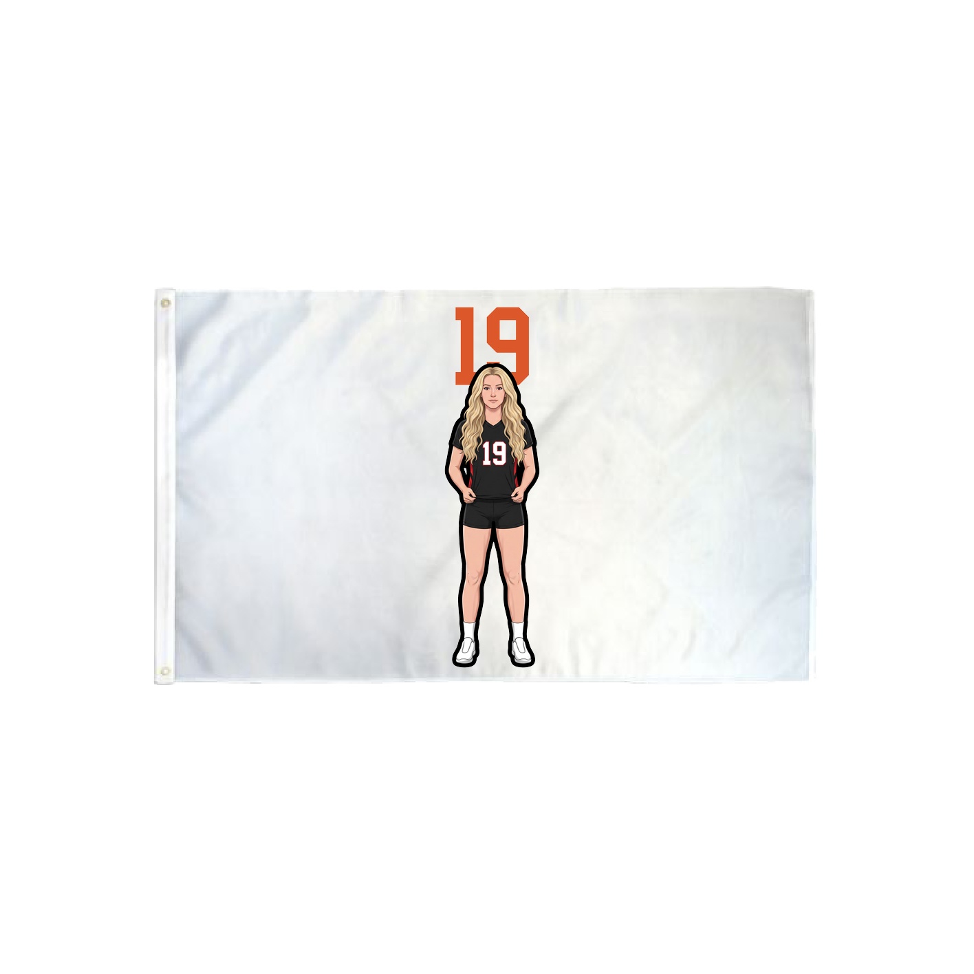 3x5 Flag — Number Top in Classic