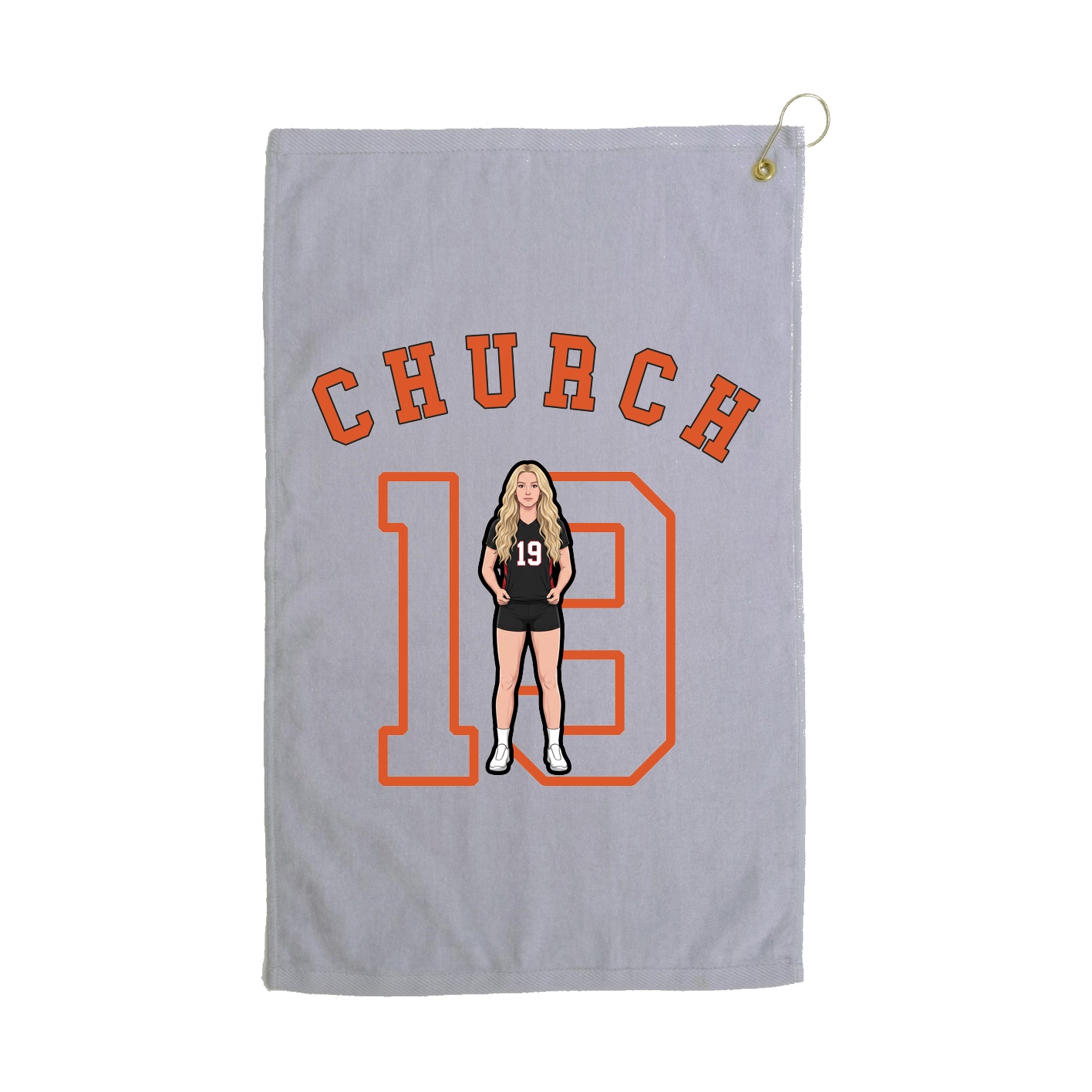 Golf Towel — Shirsey Arch in Grey