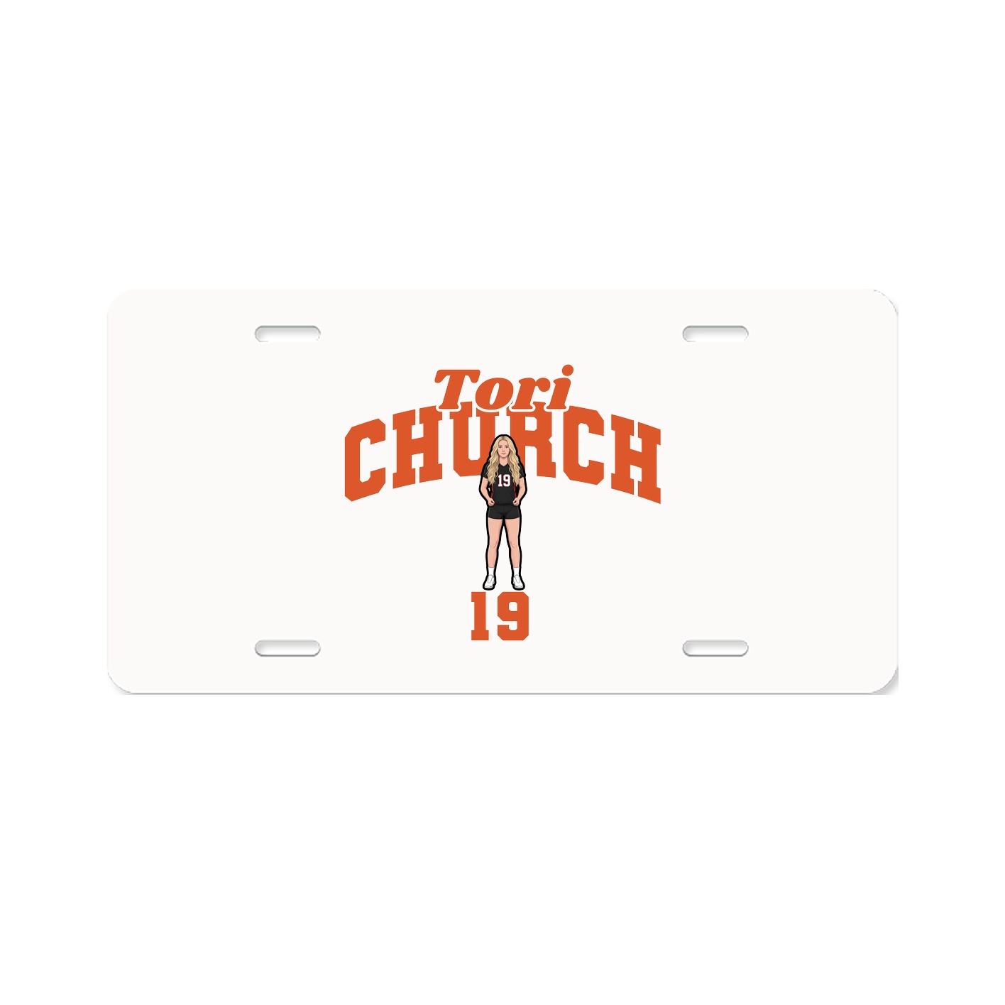 License Plate — Signature Arch in Classic