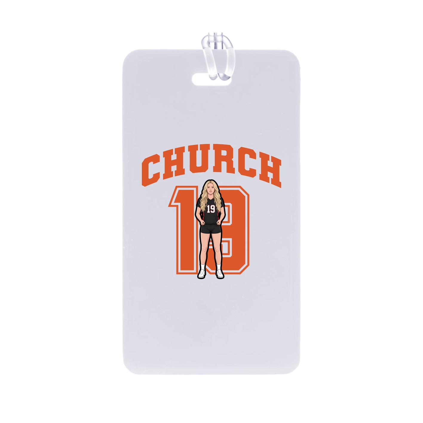 Bag Tag — Number in Classic
