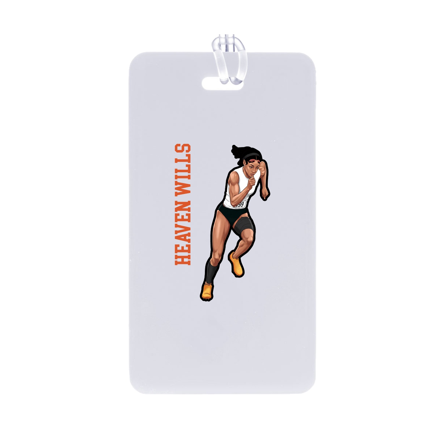 Bag Tag — Name Vertical in Classic