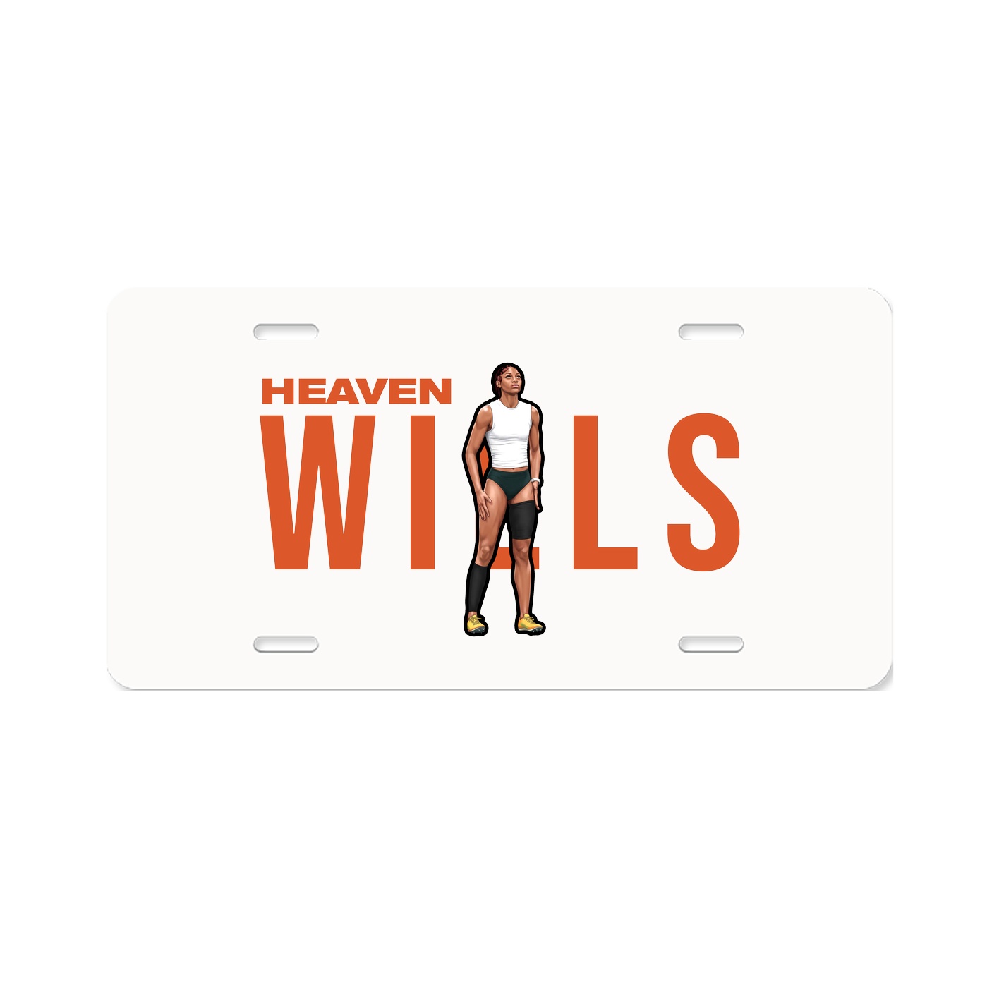 License Plate — Player Name in Classic