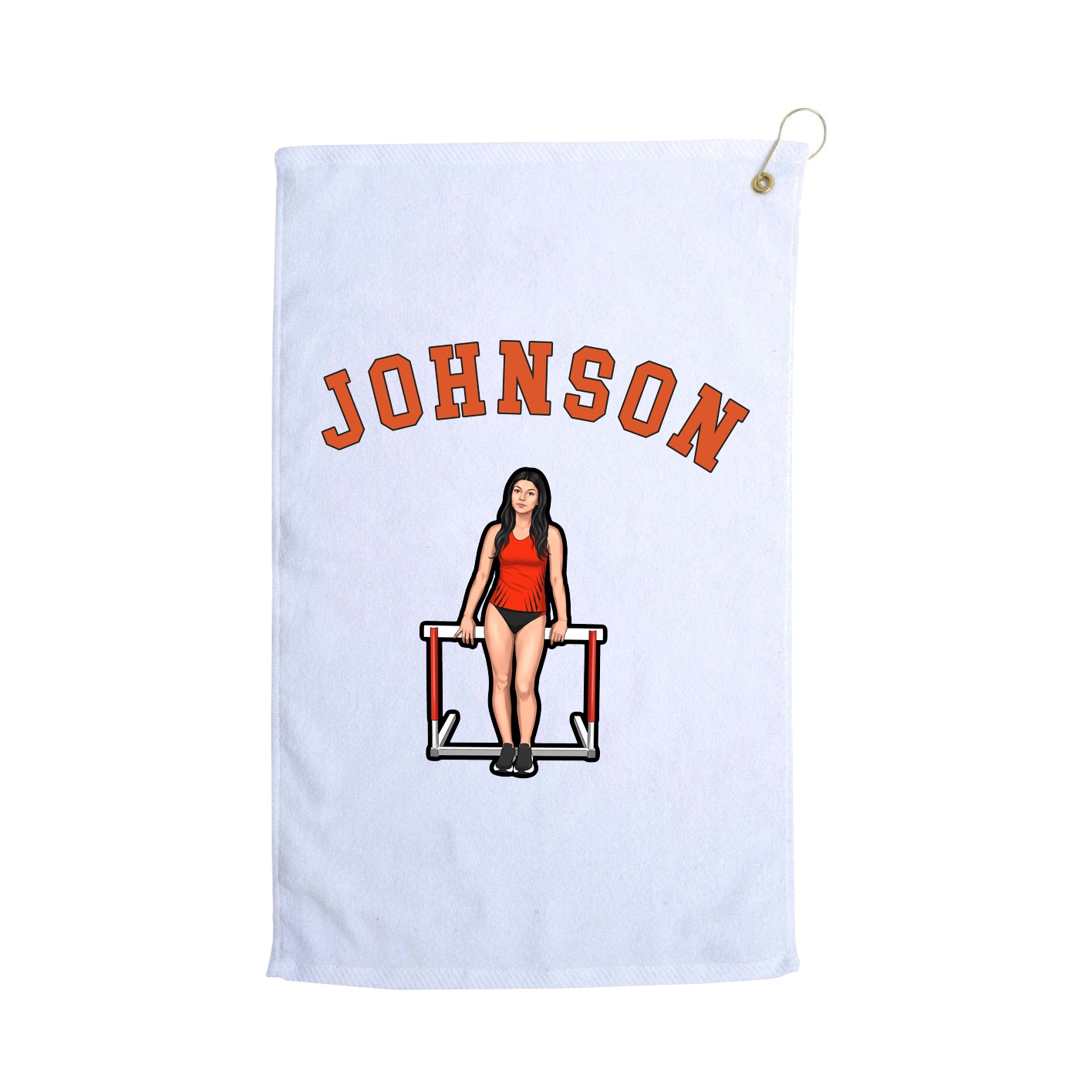 Golf Towel — Shirsey Arch in White