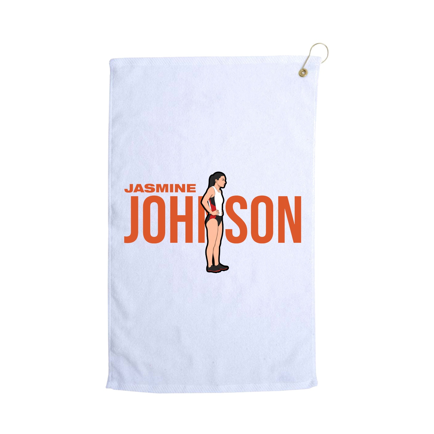 Golf Towel — Player Name in White