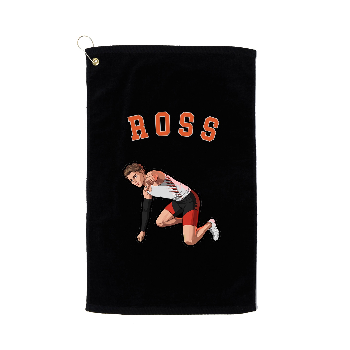 Golf Towel — Shirsey Arch in Black