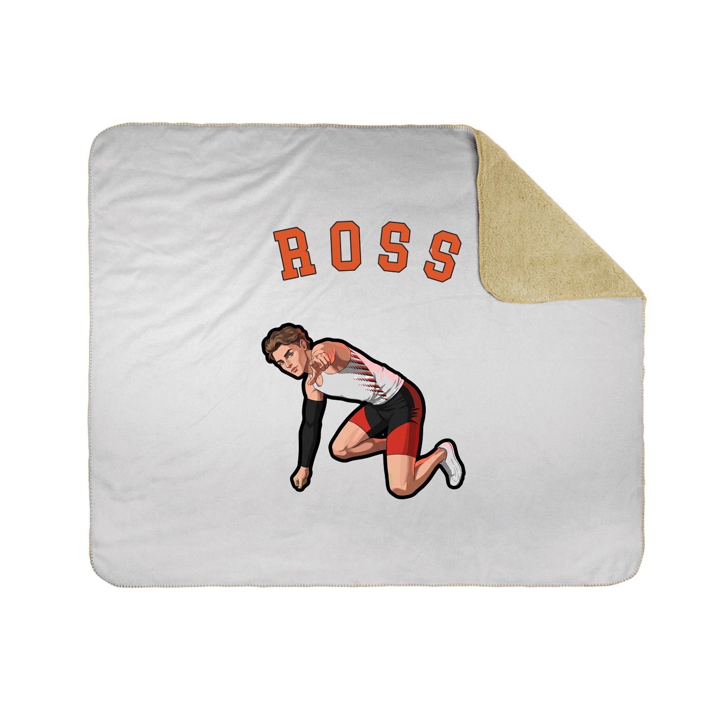 Throw Blanket — Shirsey Arch in White