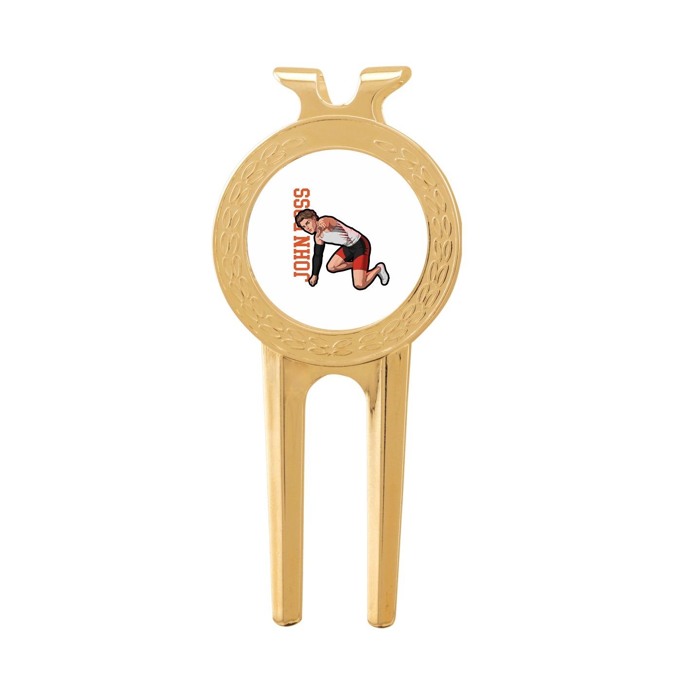 Divot Tool with Ball Marker — Name Vertical in Classic